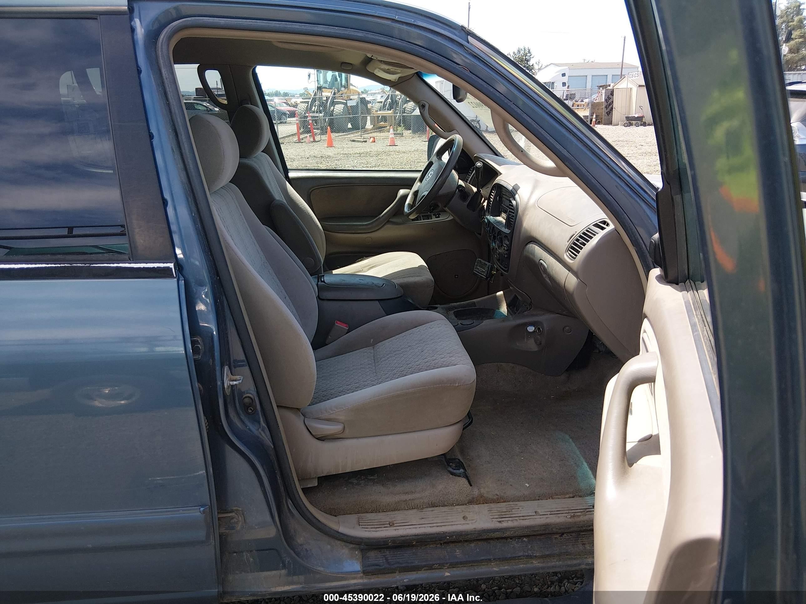 2006 Toyota Tundra Sr5 V8 Light Blue vin: 5TBDT441X6S534172
