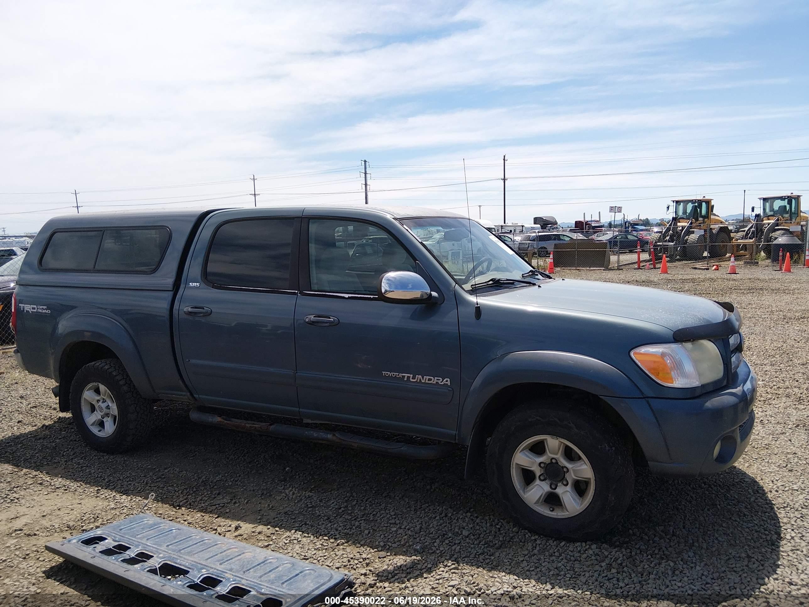 2006 Toyota Tundra Sr5 V8 Light Blue vin: 5TBDT441X6S534172