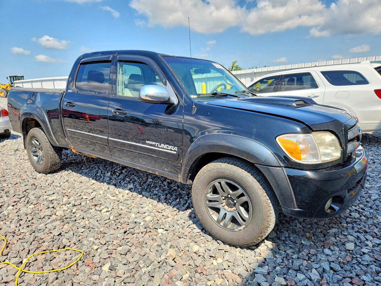 2006 Toyota Tundra Double Cab Sr5 Black vin: 5TBDT441X6S537198