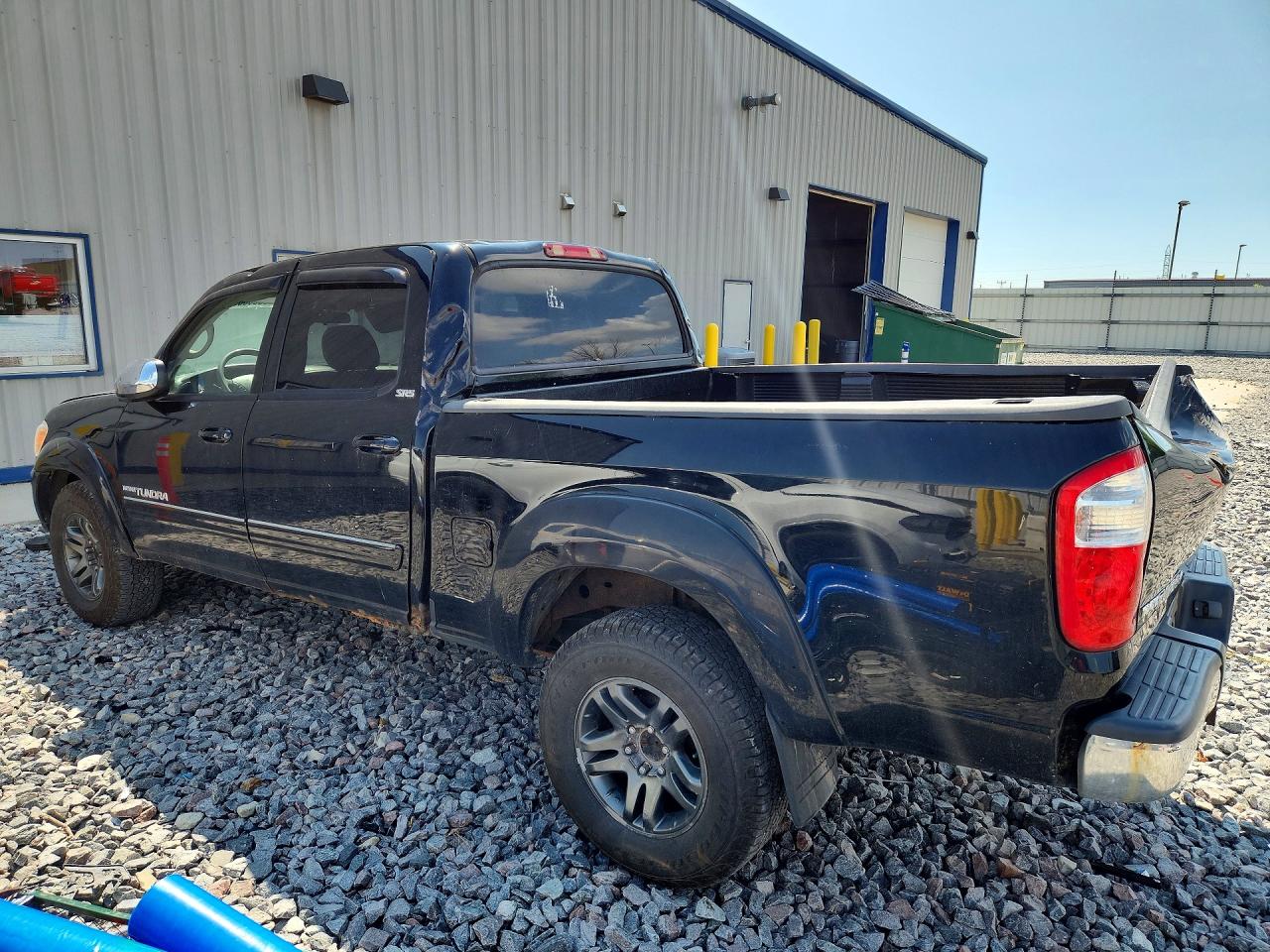 2006 Toyota Tundra Double Cab Sr5 Black vin: 5TBDT441X6S537198