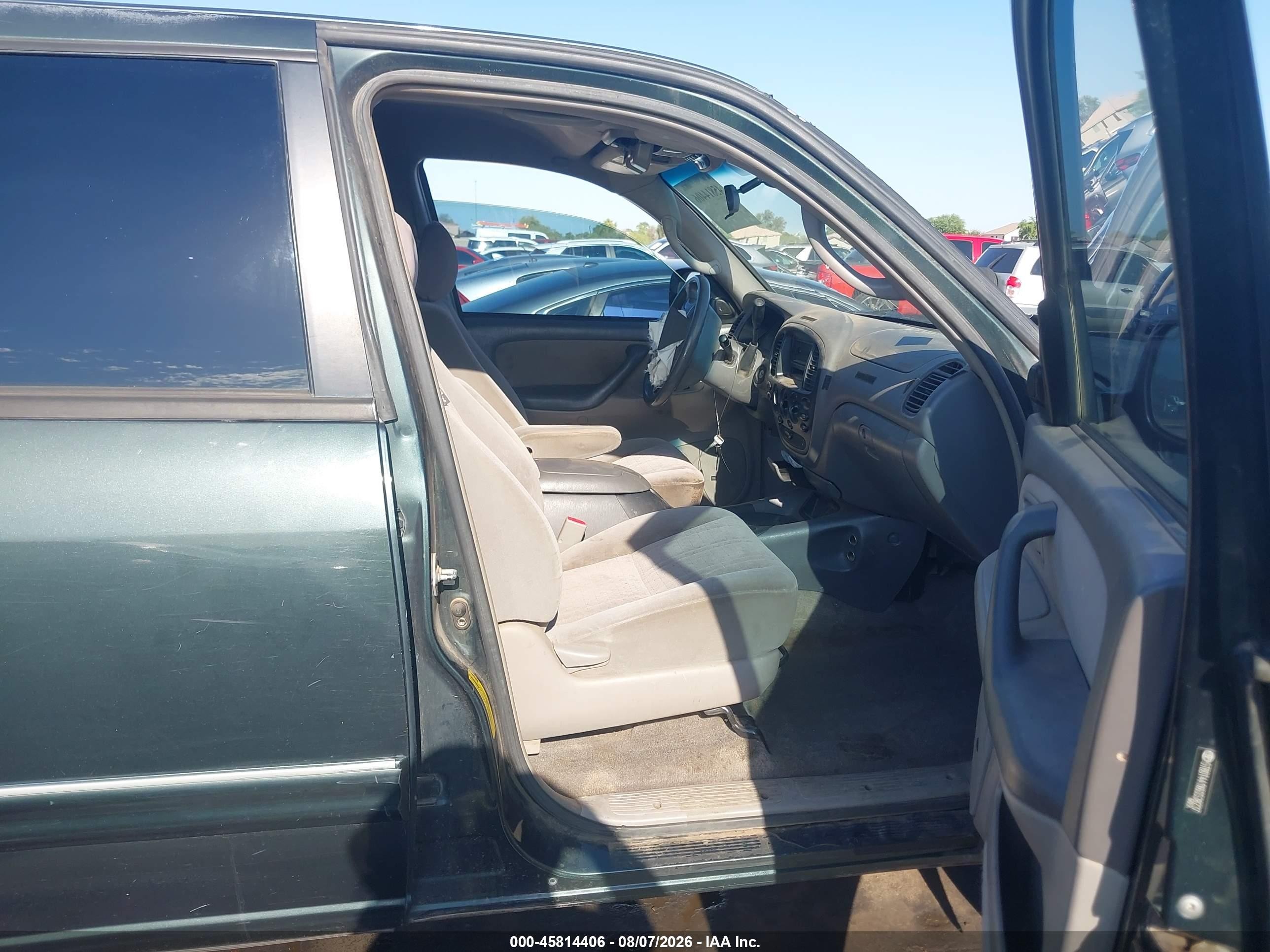 2006 Toyota Tundra Sr5 V8 Green vin: 5TBDT441X6S538237