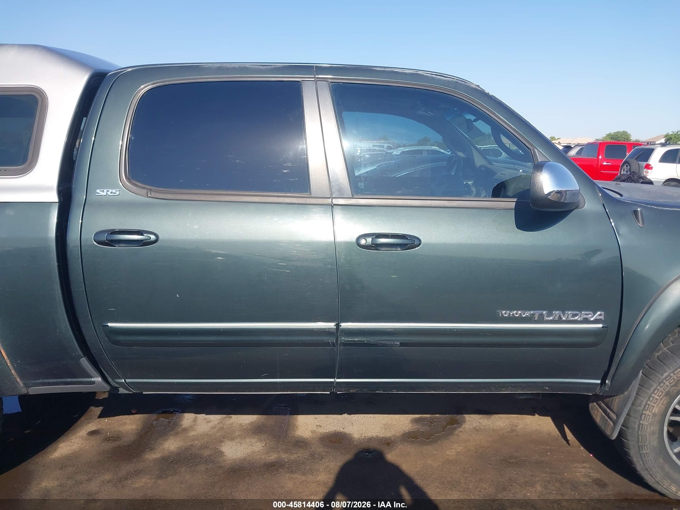 2006 Toyota Tundra Sr5 V8 Green vin: 5TBDT441X6S538237