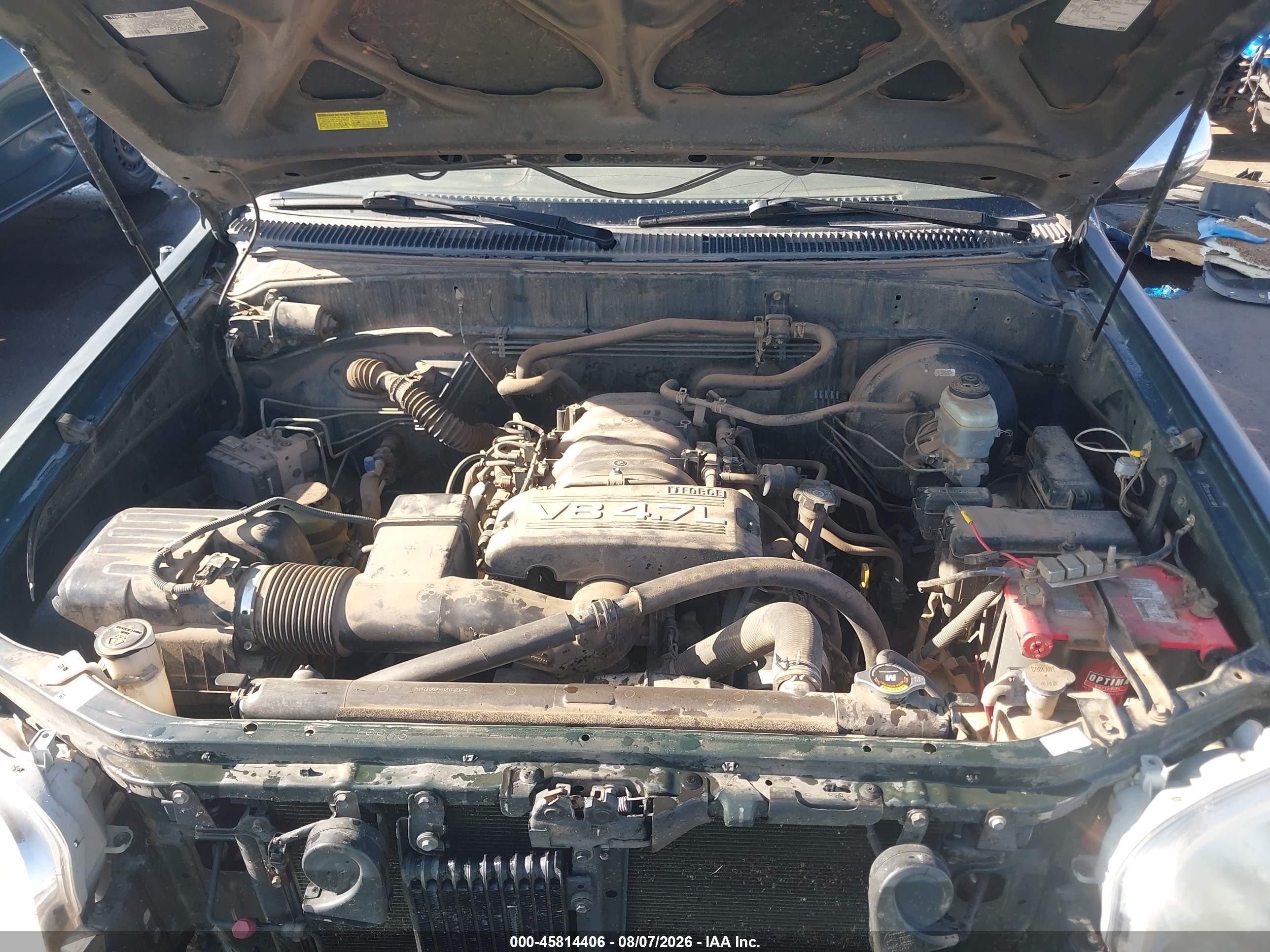 2006 Toyota Tundra Sr5 V8 Green vin: 5TBDT441X6S538237