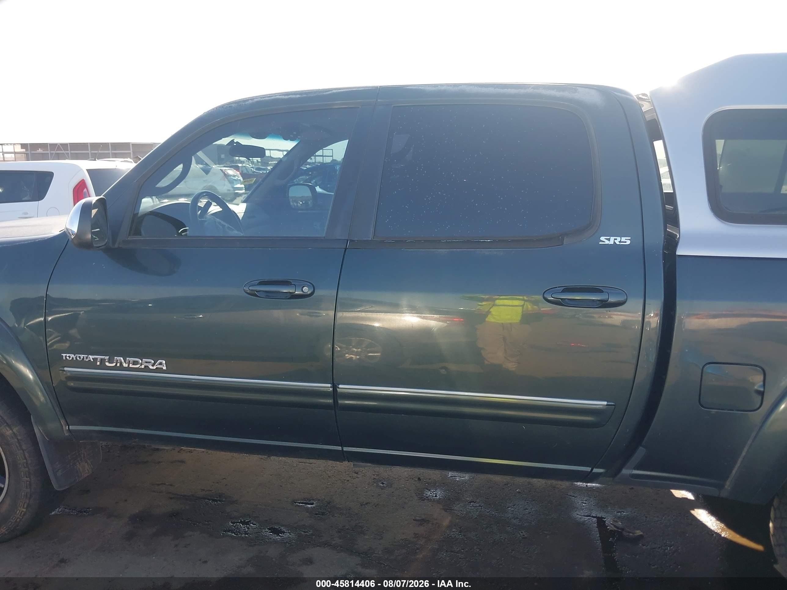 2006 Toyota Tundra Sr5 V8 Green vin: 5TBDT441X6S538237