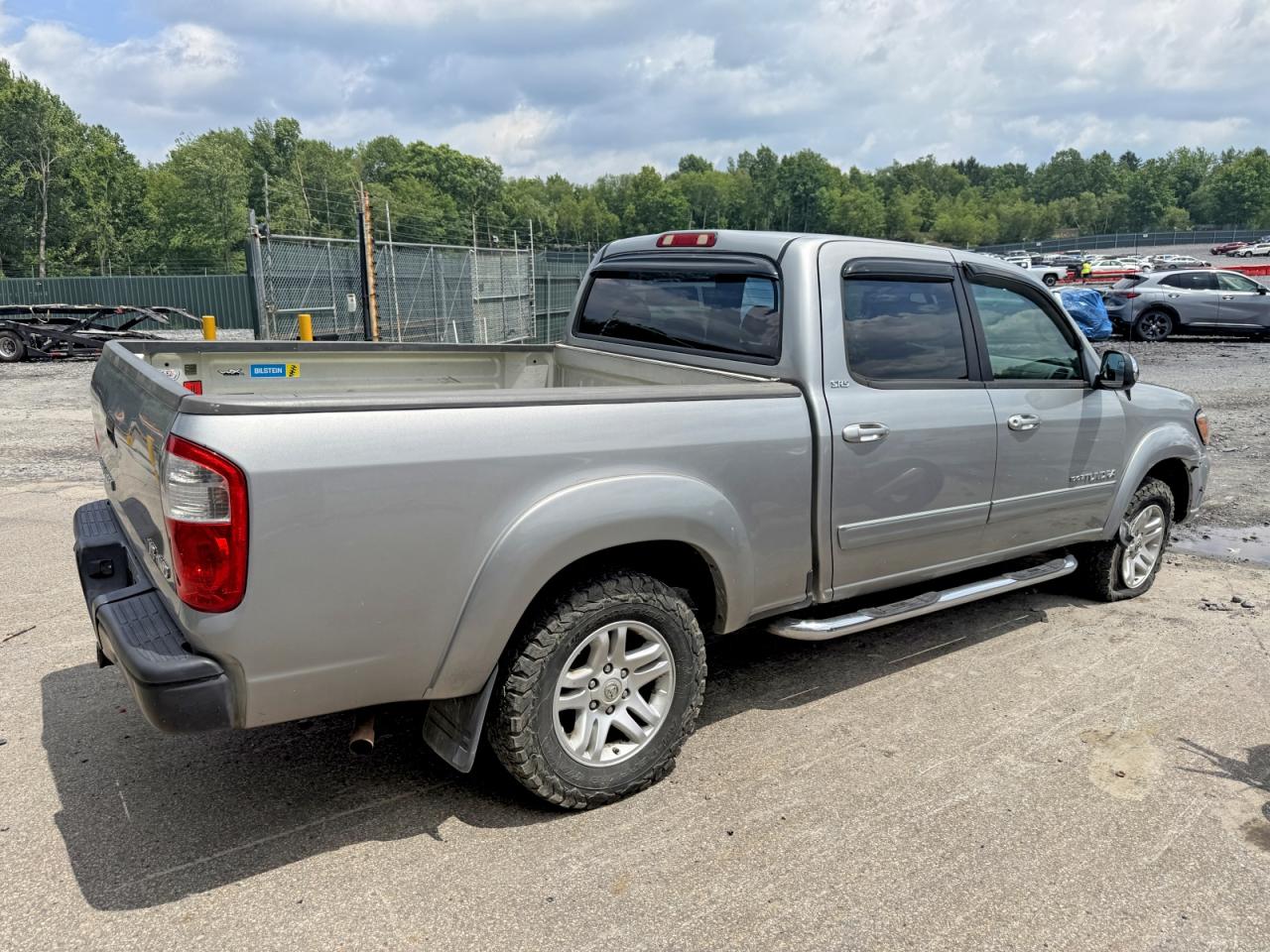 2006 Toyota Tundra Double Cab Sr5 Silver vin: 5TBDT441X6S541168