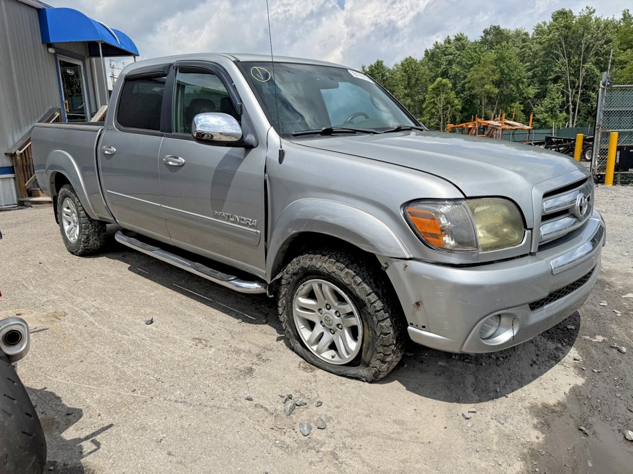 2006 Toyota Tundra Double Cab Sr5 Silver vin: 5TBDT441X6S541168