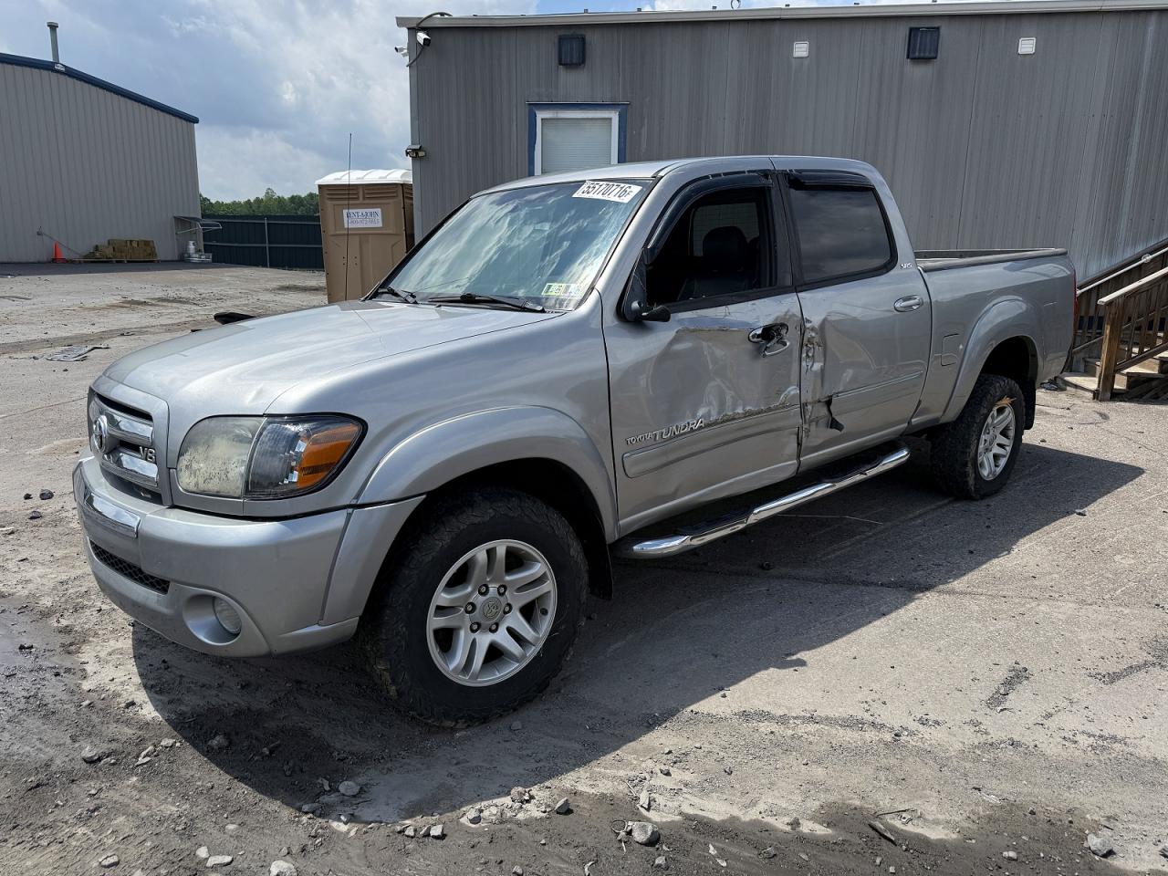 2006 Toyota Tundra Double Cab Sr5 Silver vin: 5TBDT441X6S541168