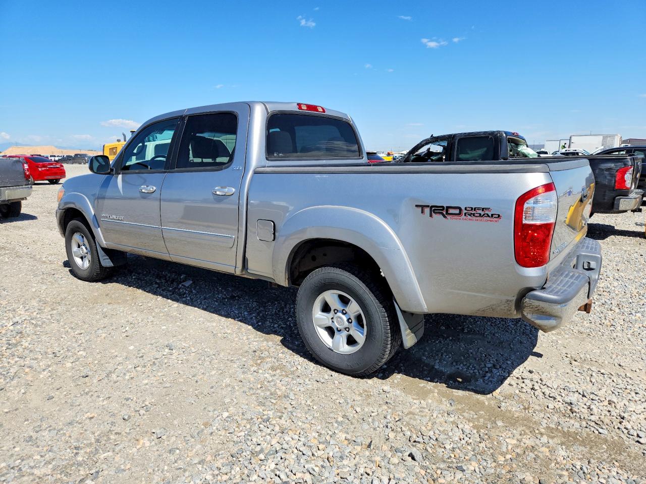 2006 Toyota Tundra Double Cab Sr5 Silver vin: 5TBDT441X6S541932