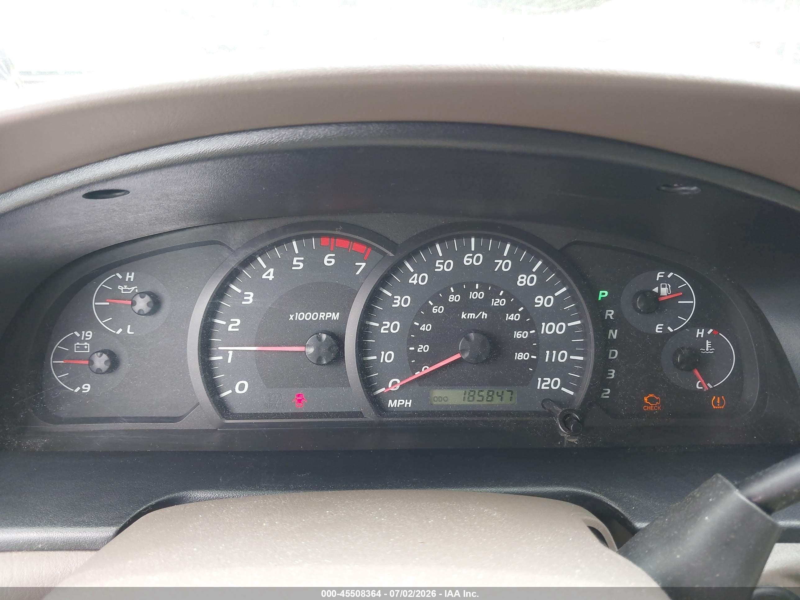 2006 Toyota Tundra Sr5 V8 Red vin: 5TBDT441X6S545947