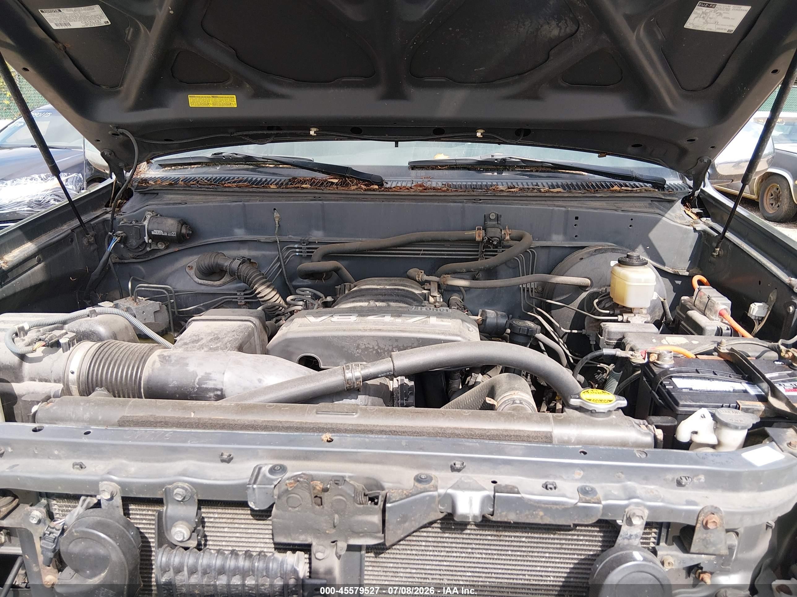 2006 Toyota Tundra Sr5 V8 Gray vin: 5TBDT441X6S552137