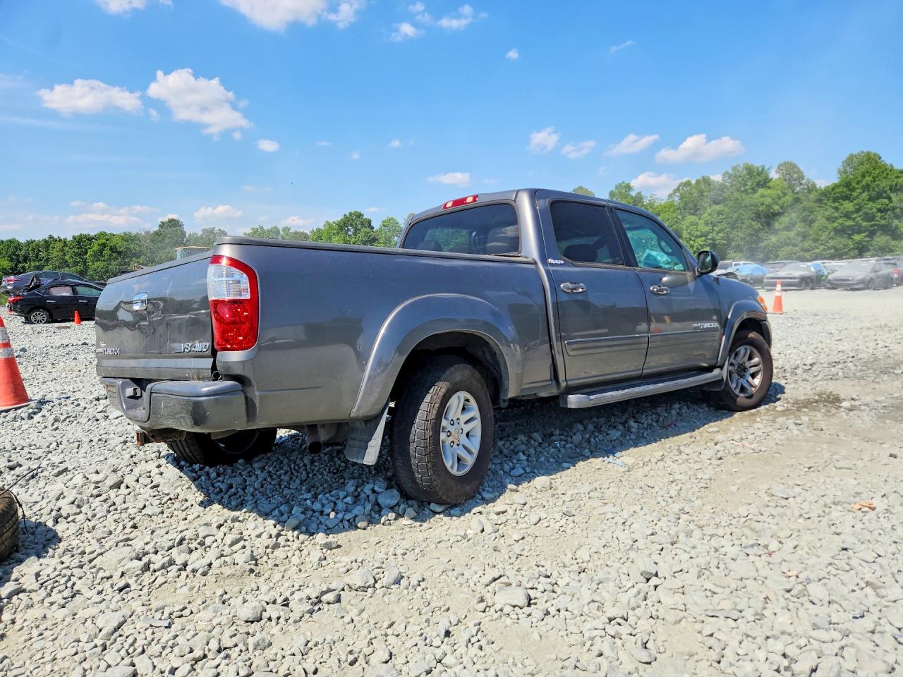 2004 Toyota Tundra Double Cab Limited Gray vin: 5TBDT48104S436386
