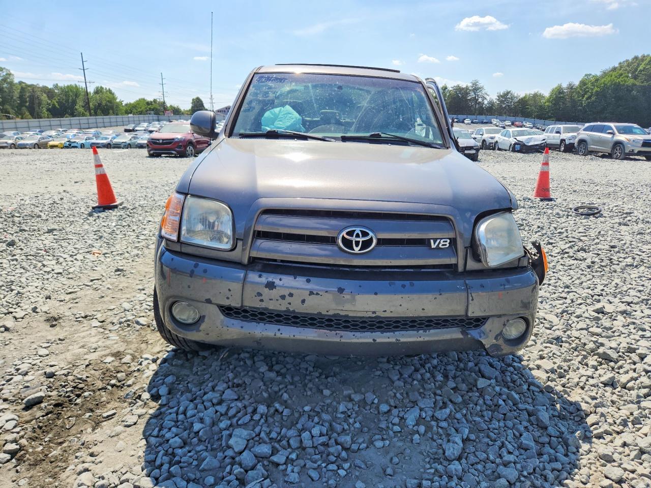 2004 Toyota Tundra Double Cab Limited Gray vin: 5TBDT48104S436386