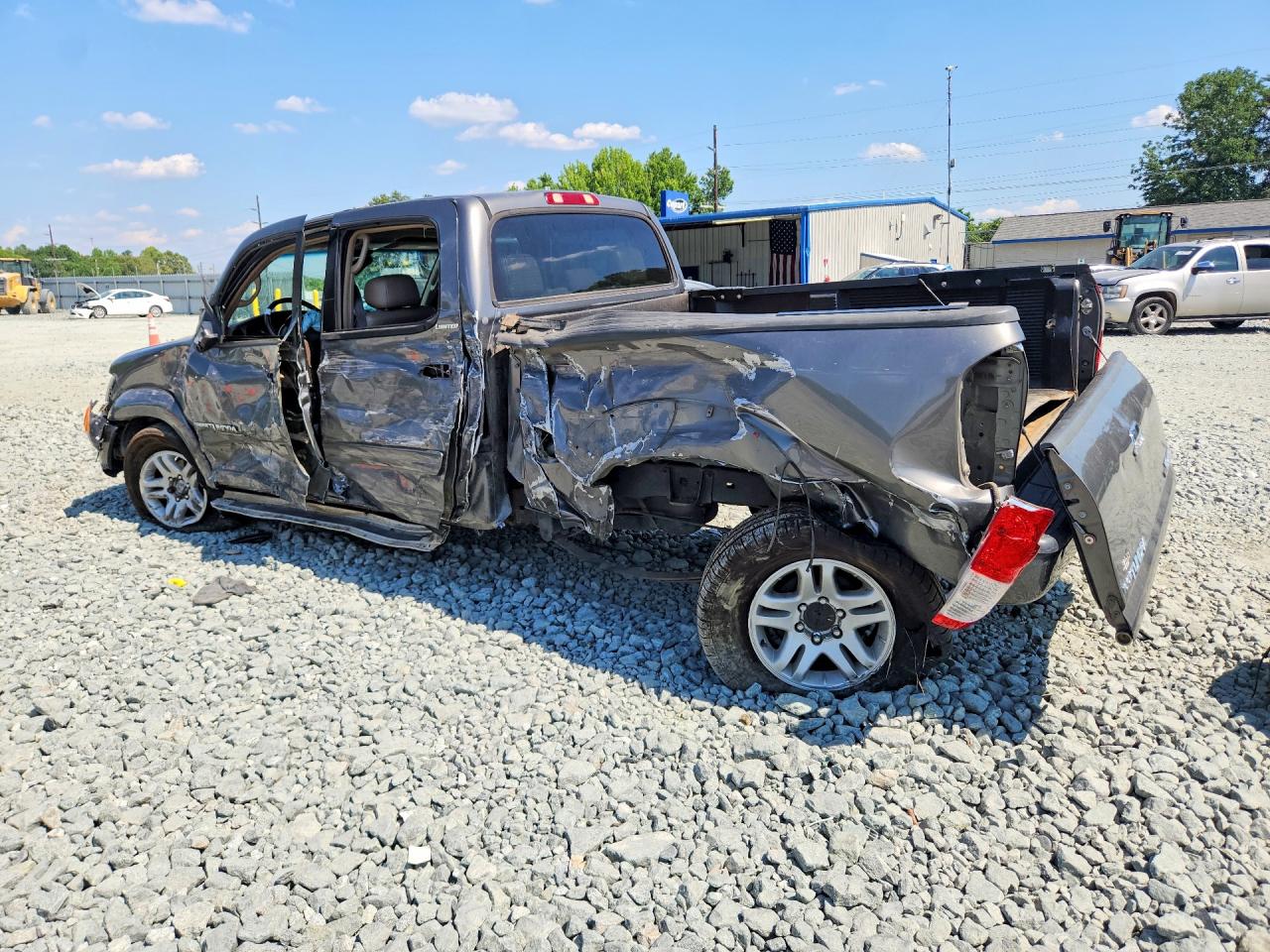 2004 Toyota Tundra Double Cab Limited Gray vin: 5TBDT48104S436386