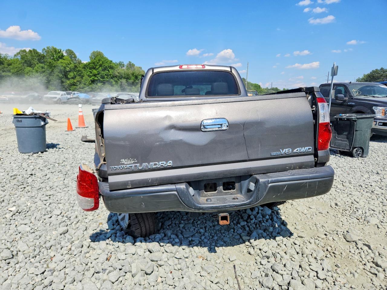 2004 Toyota Tundra Double Cab Limited Gray vin: 5TBDT48104S436386