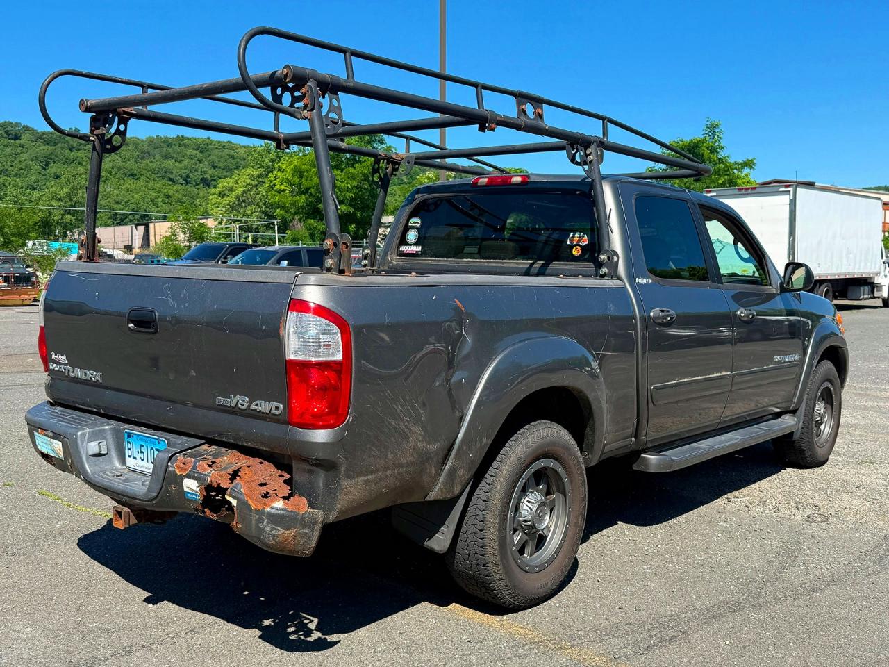 2004 Toyota Tundra Double Cab Limited Gray vin: 5TBDT48114S43879