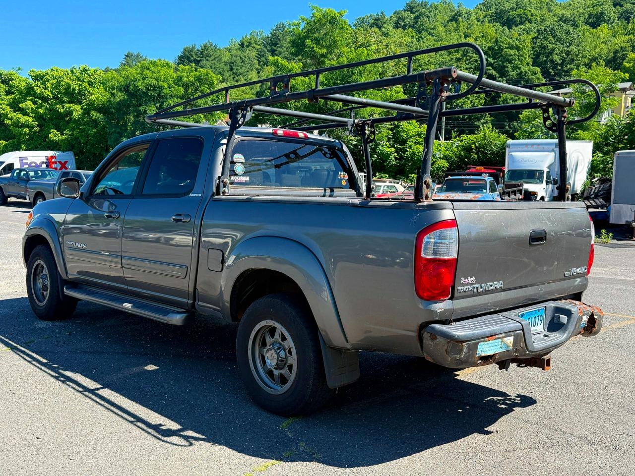 2004 Toyota Tundra Double Cab Limited Gray vin: 5TBDT48114S43879