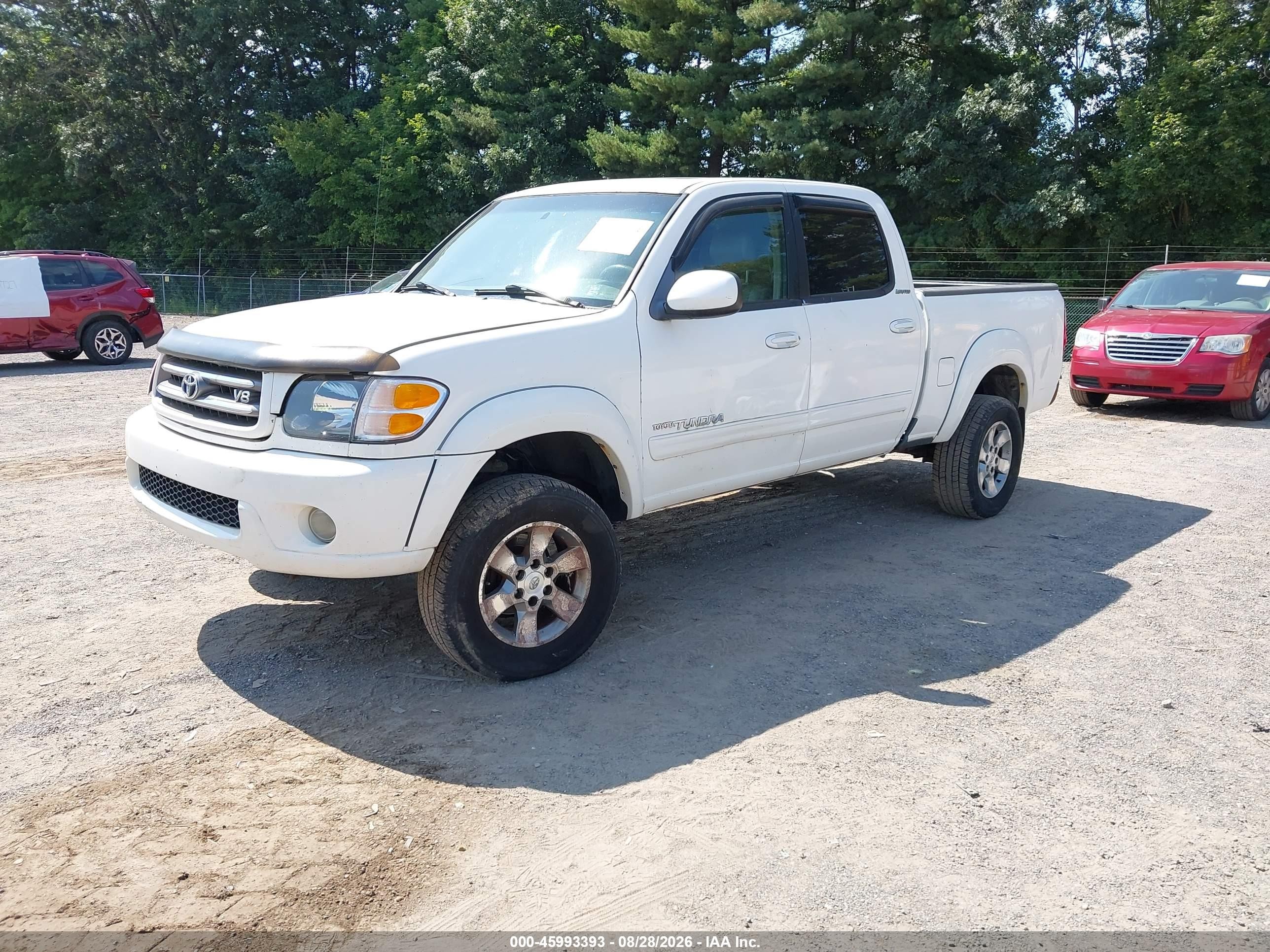 2006 Toyota Tundra Limited V8 Белый vin: 5TBDT48116S516105