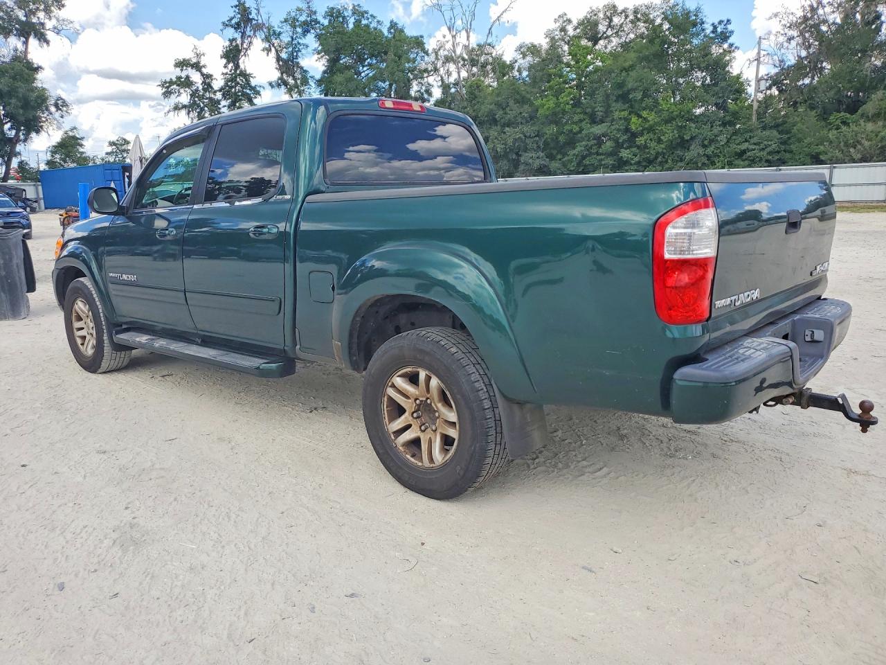 2004 Toyota Tundra Double Cab Limited Зеленый vin: 5TBDT48124S466313