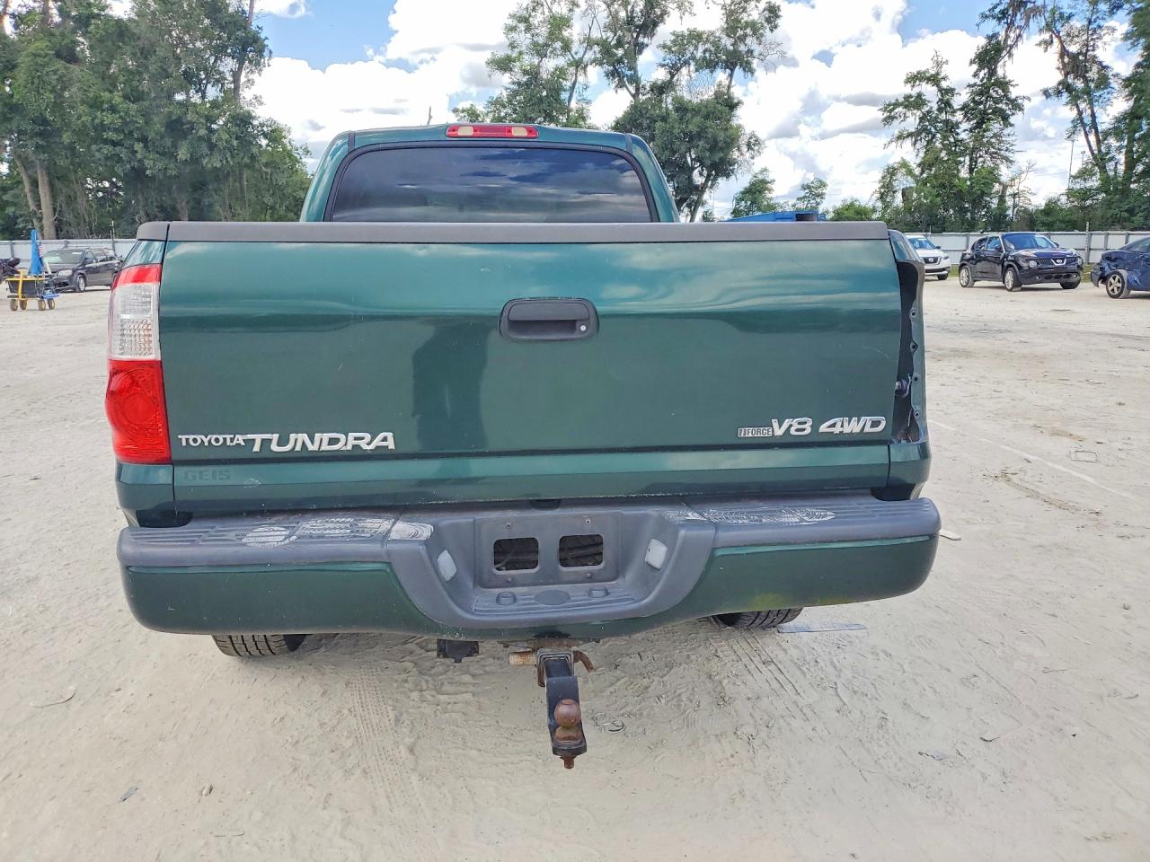 2004 Toyota Tundra Double Cab Limited Зеленый vin: 5TBDT48124S466313
