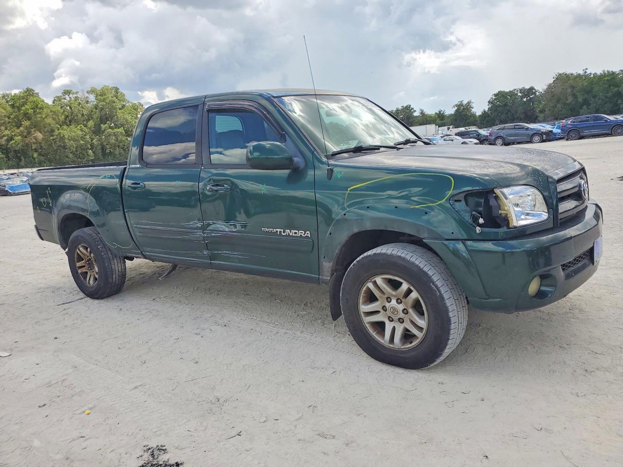 2004 Toyota Tundra Double Cab Limited Зеленый vin: 5TBDT48124S466313