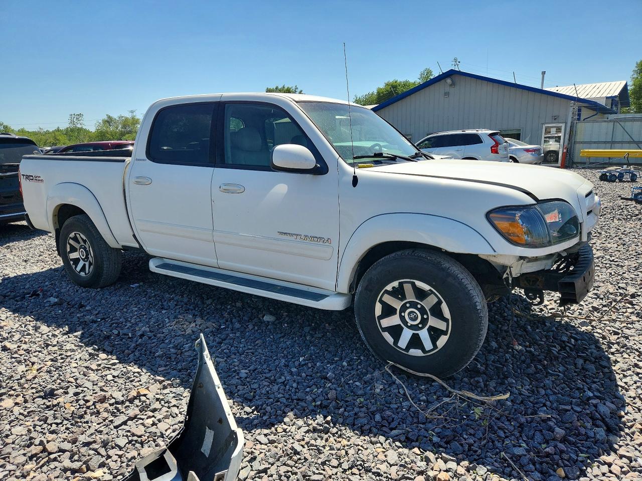 2006 Toyota Tundra Double Cab Limited White vin: 5TBDT48126S531471