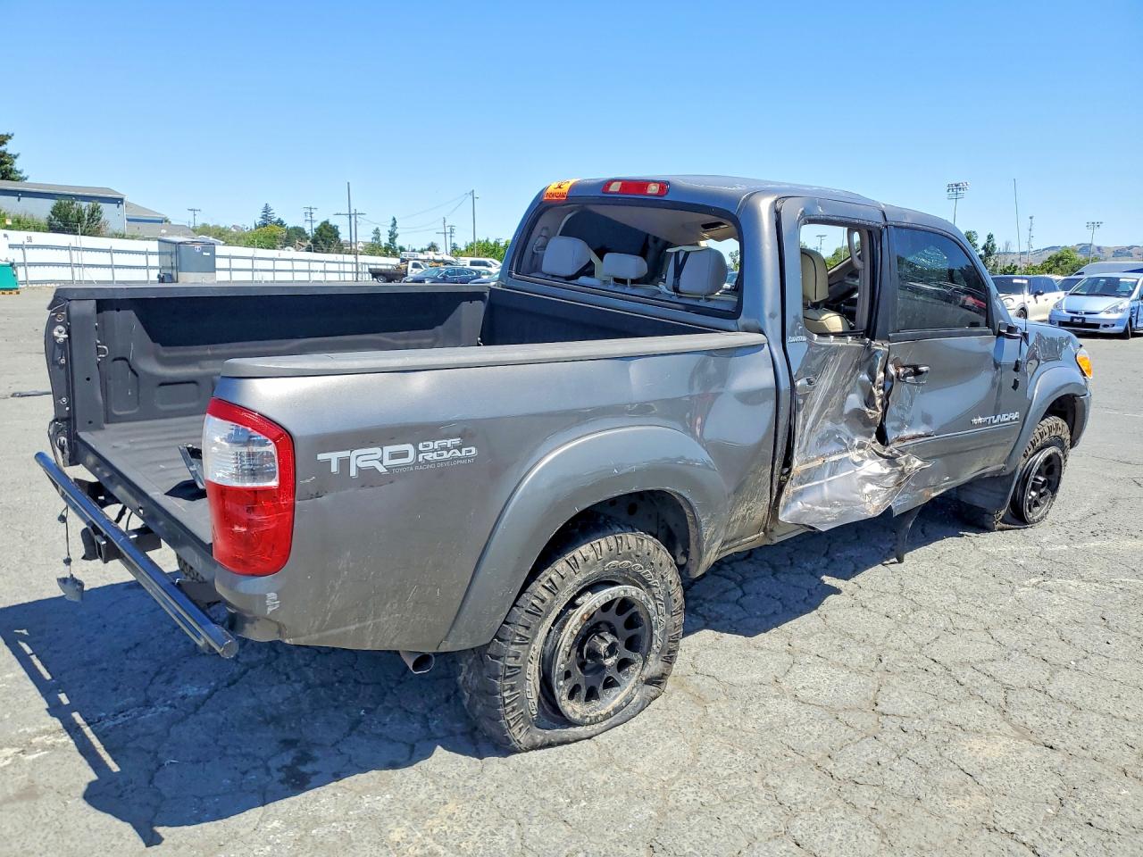 2006 Toyota Tundra Double Cab Limited Gray vin: 5TBDT48126S538128