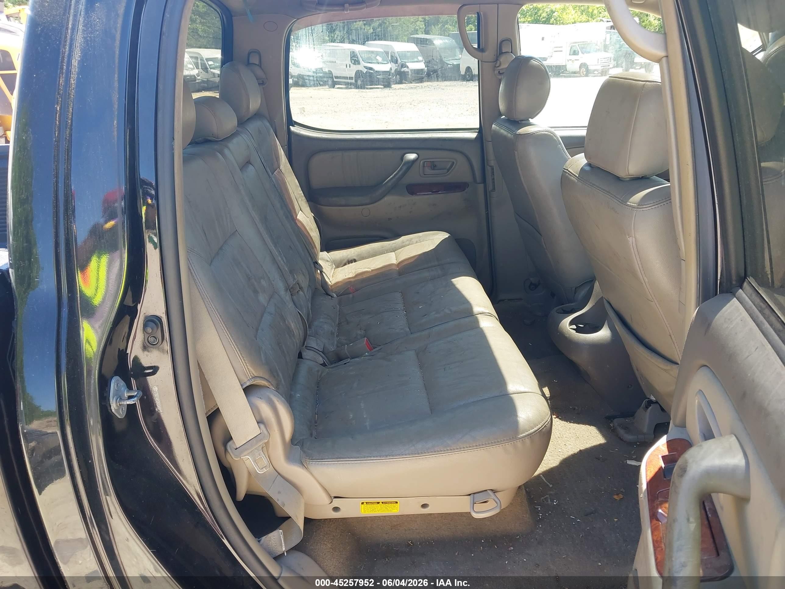 2006 Toyota Tundra Limited V8 Black vin: 5TBDT48126S546813