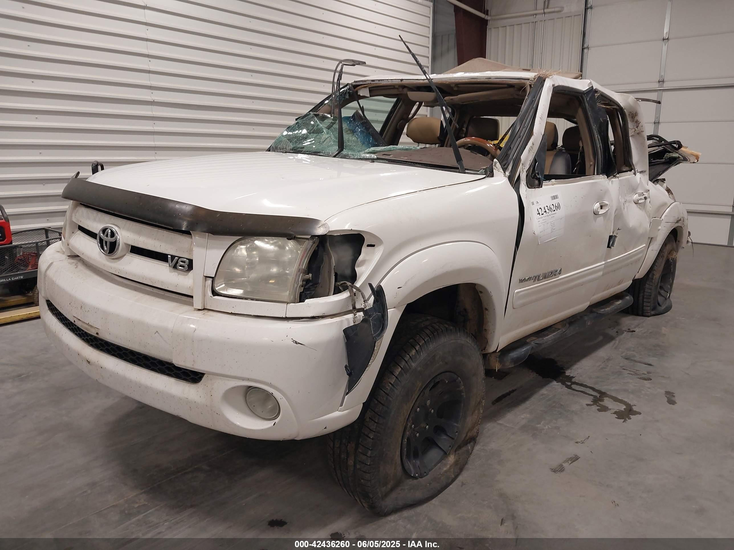 2004 Toyota Tundra Limited V8 White vin: 5TBDT48134S435359
