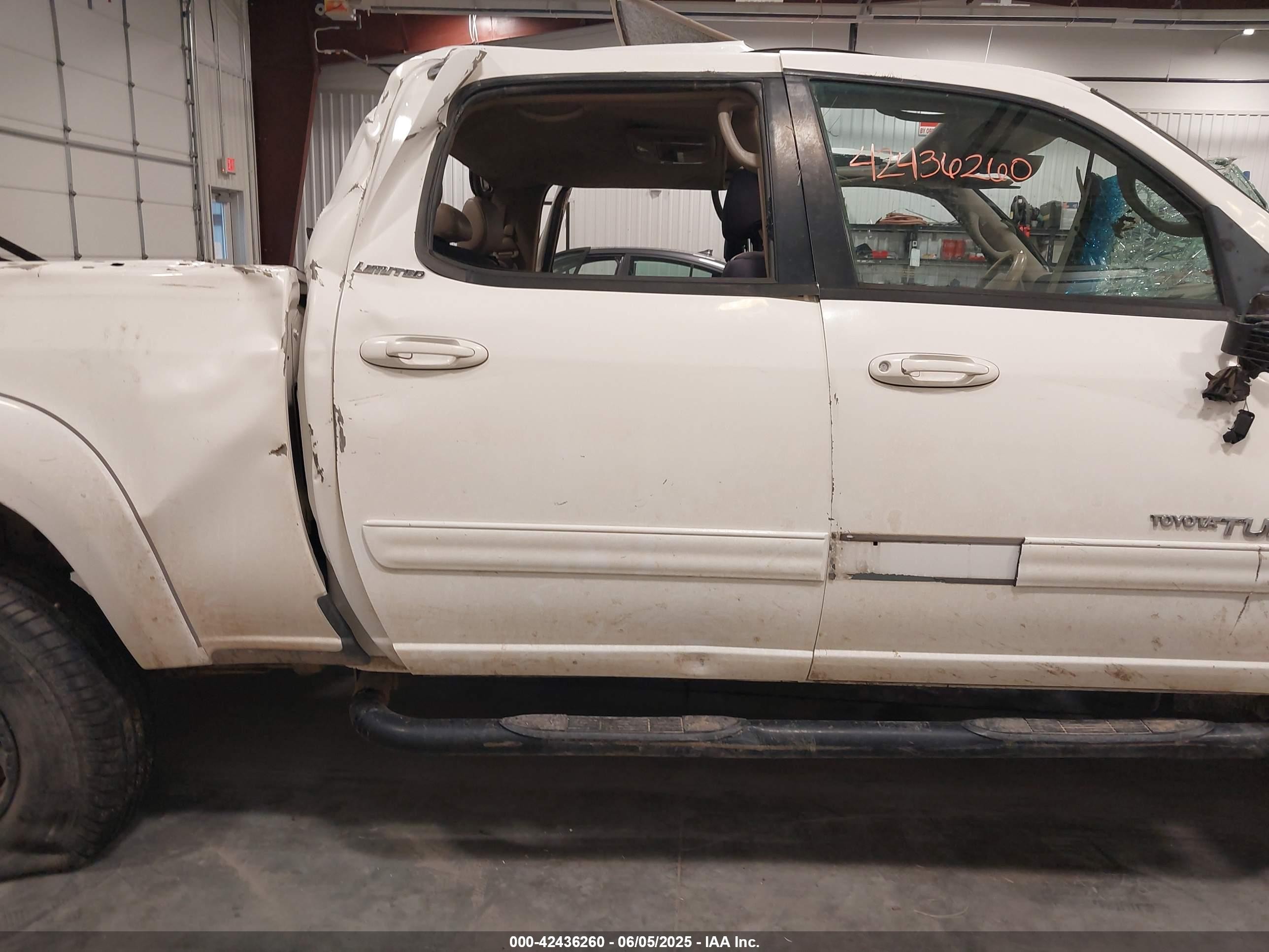 2004 Toyota Tundra Limited V8 White vin: 5TBDT48134S435359