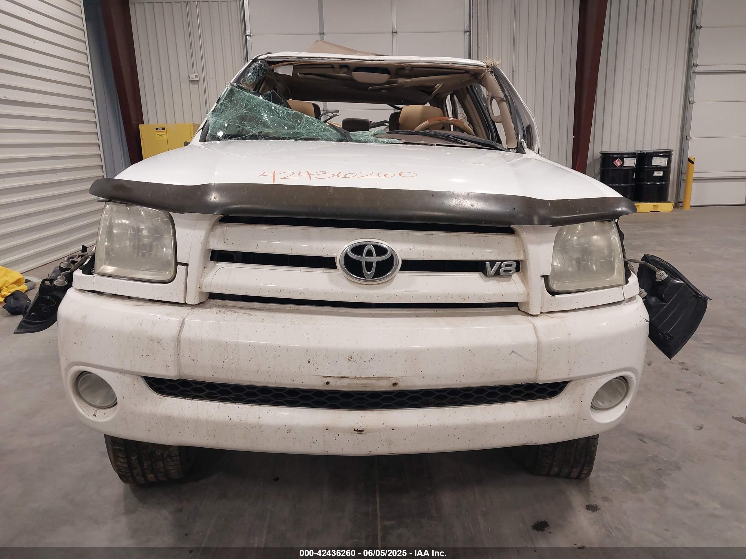 2004 Toyota Tundra Limited V8 White vin: 5TBDT48134S435359