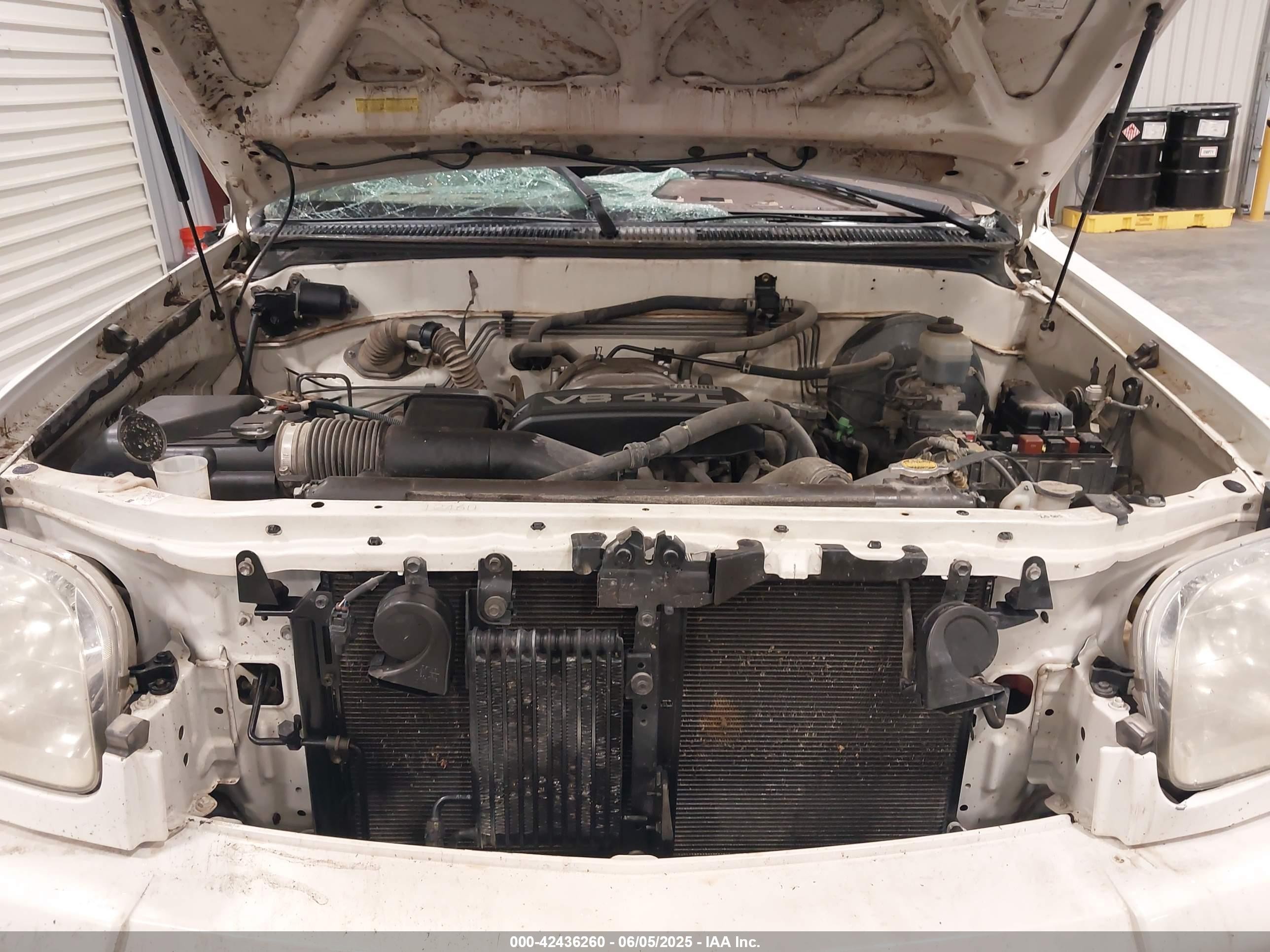 2004 Toyota Tundra Limited V8 White vin: 5TBDT48134S435359