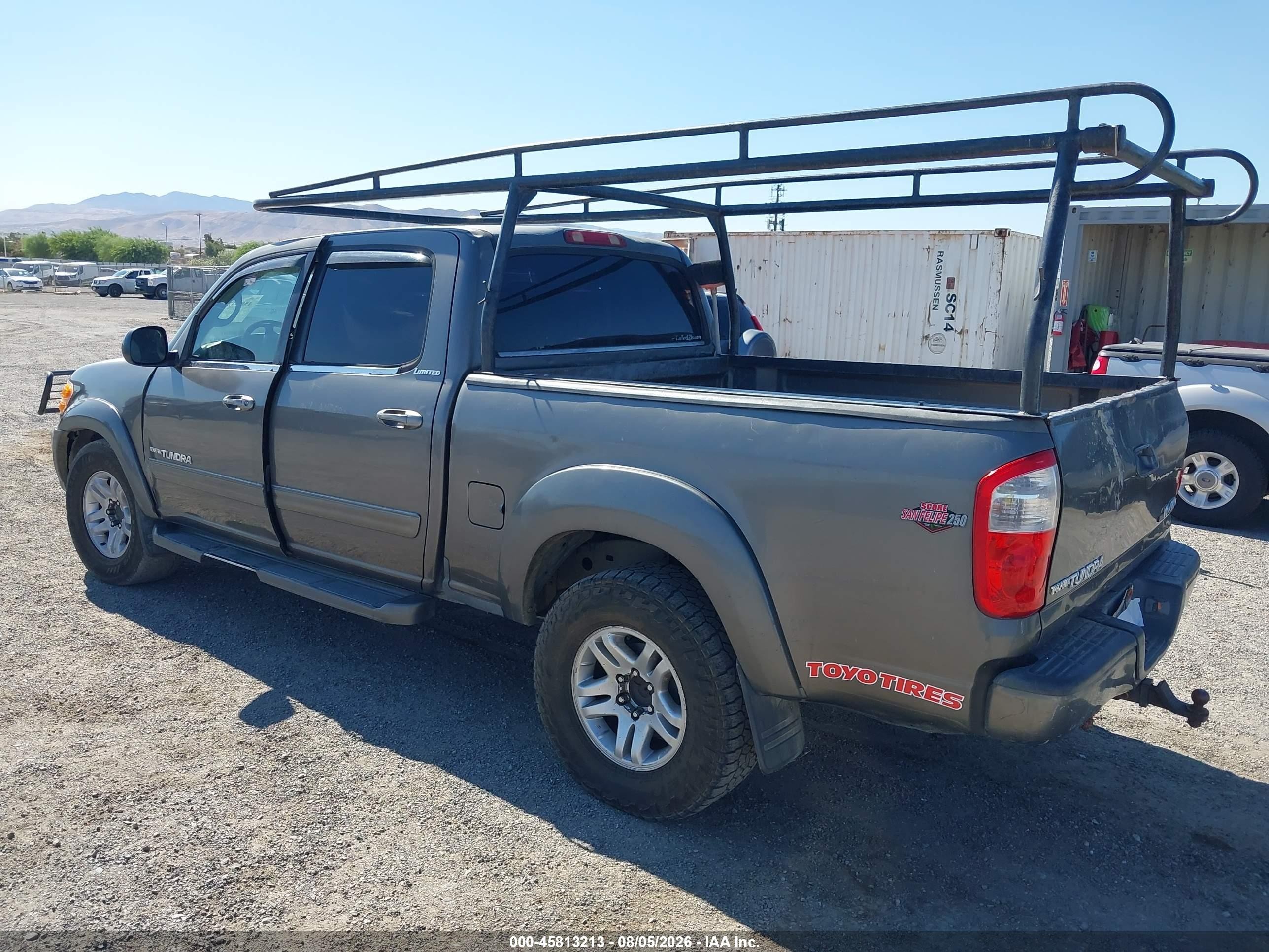 2004 Toyota Tundra Limited V8 Gray vin: 5TBDT48134S449407