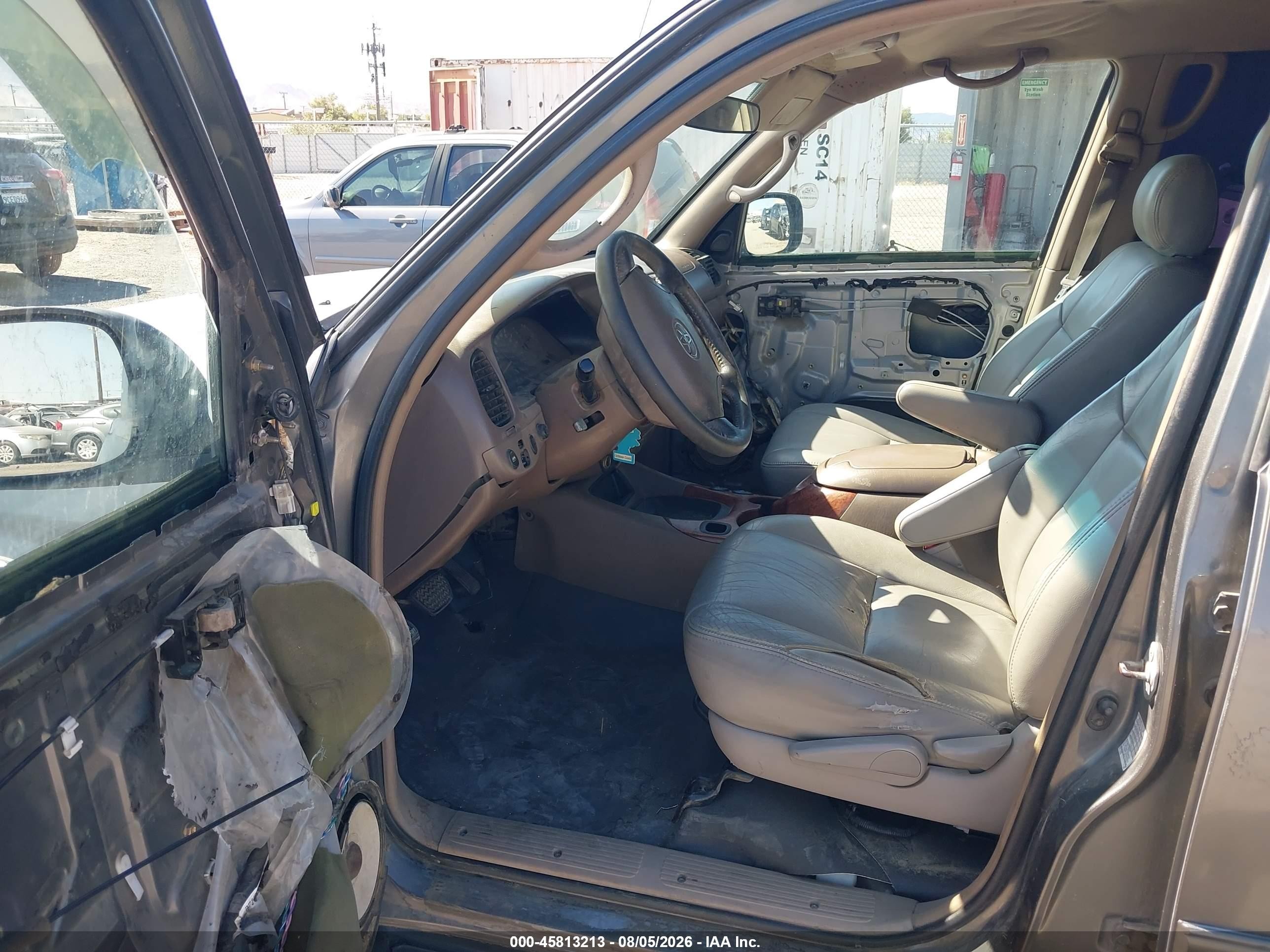 2004 Toyota Tundra Limited V8 Gray vin: 5TBDT48134S449407