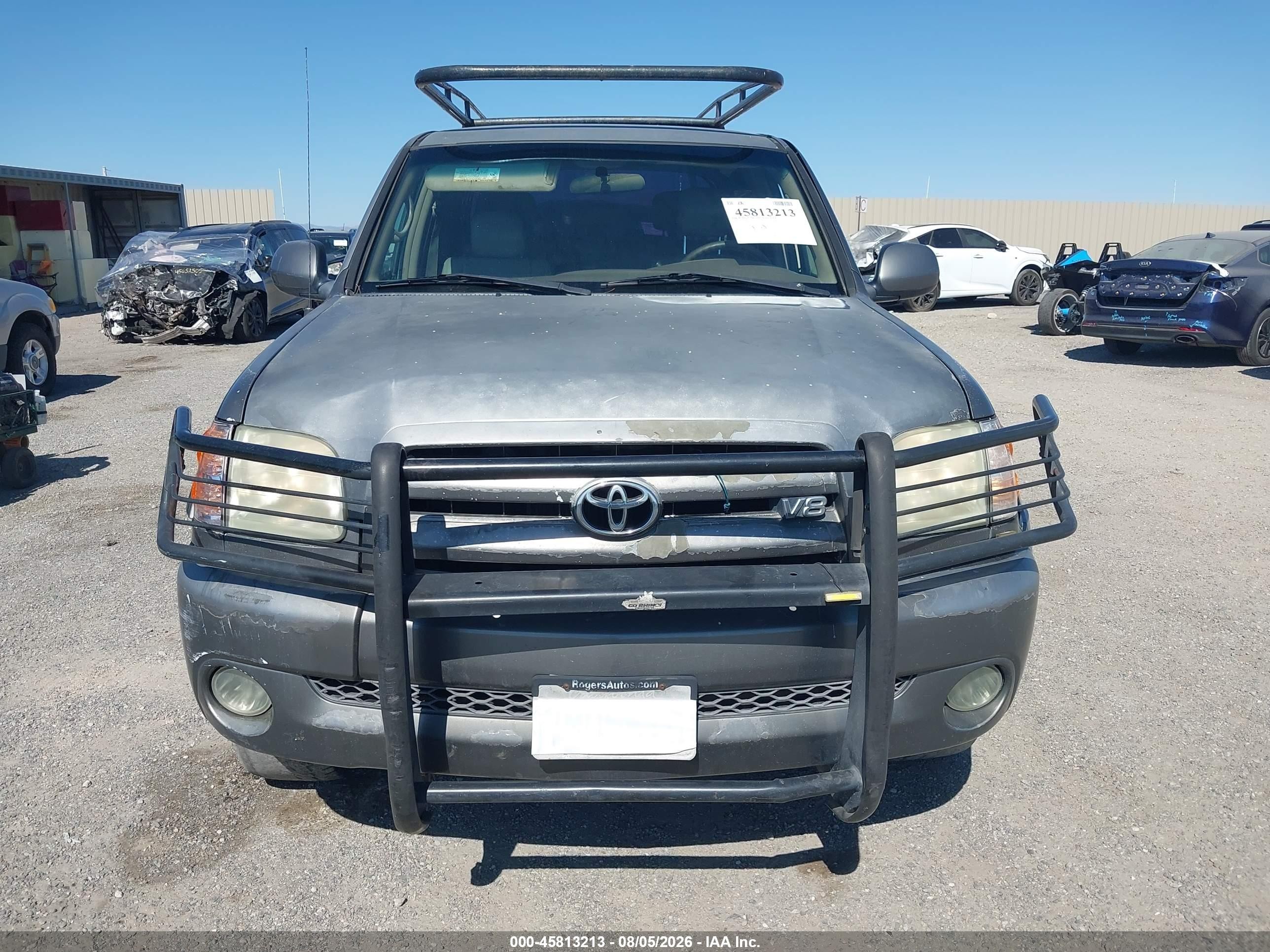 2004 Toyota Tundra Limited V8 Gray vin: 5TBDT48134S449407