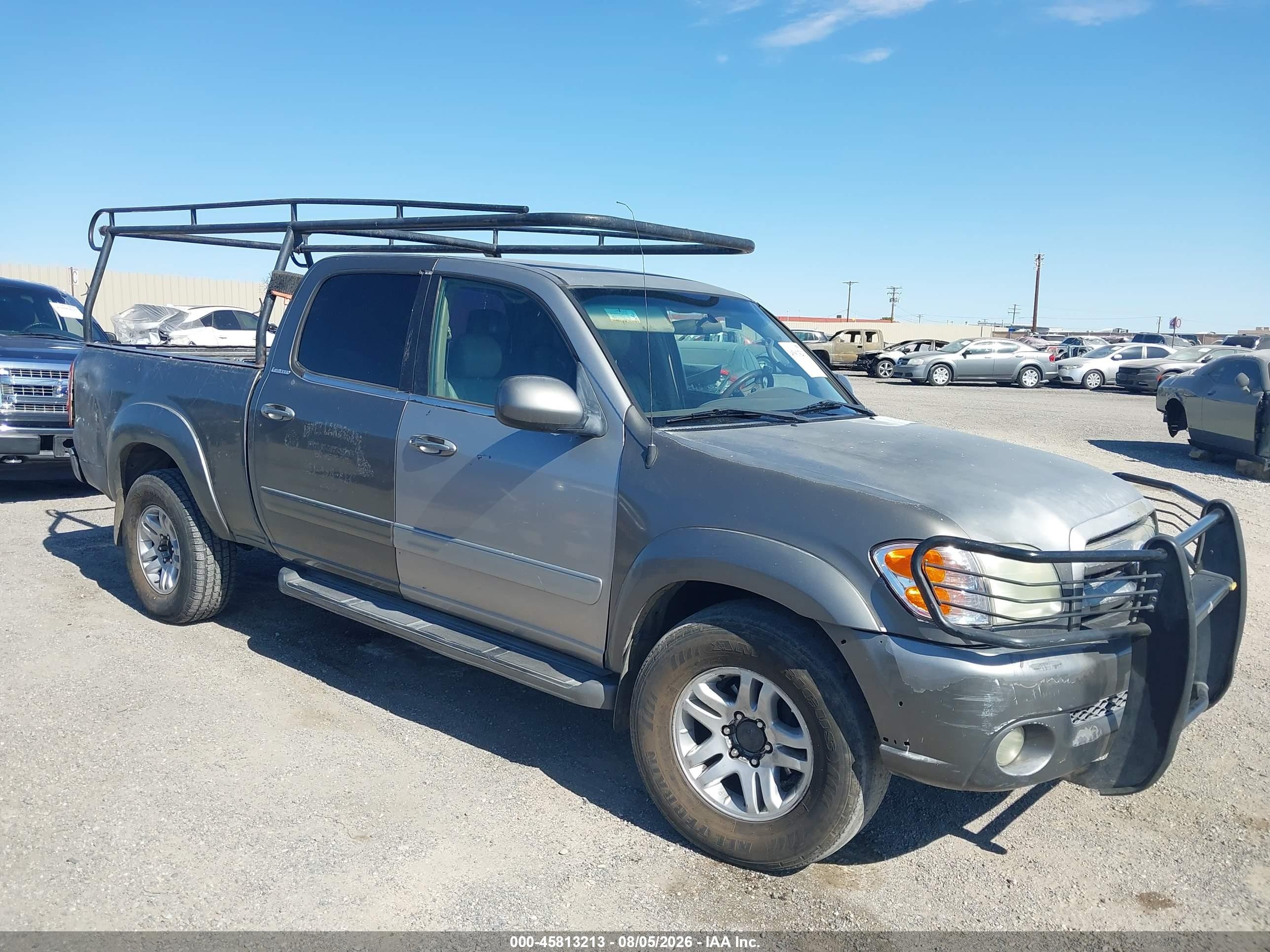 2004 Toyota Tundra Limited V8 Gray vin: 5TBDT48134S449407