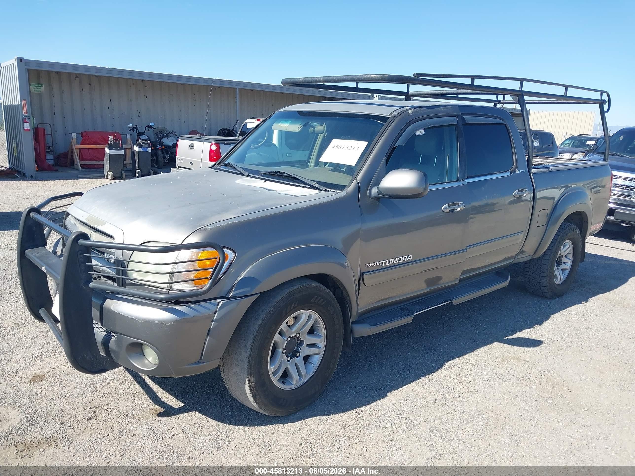 2004 Toyota Tundra Limited V8 Gray vin: 5TBDT48134S449407