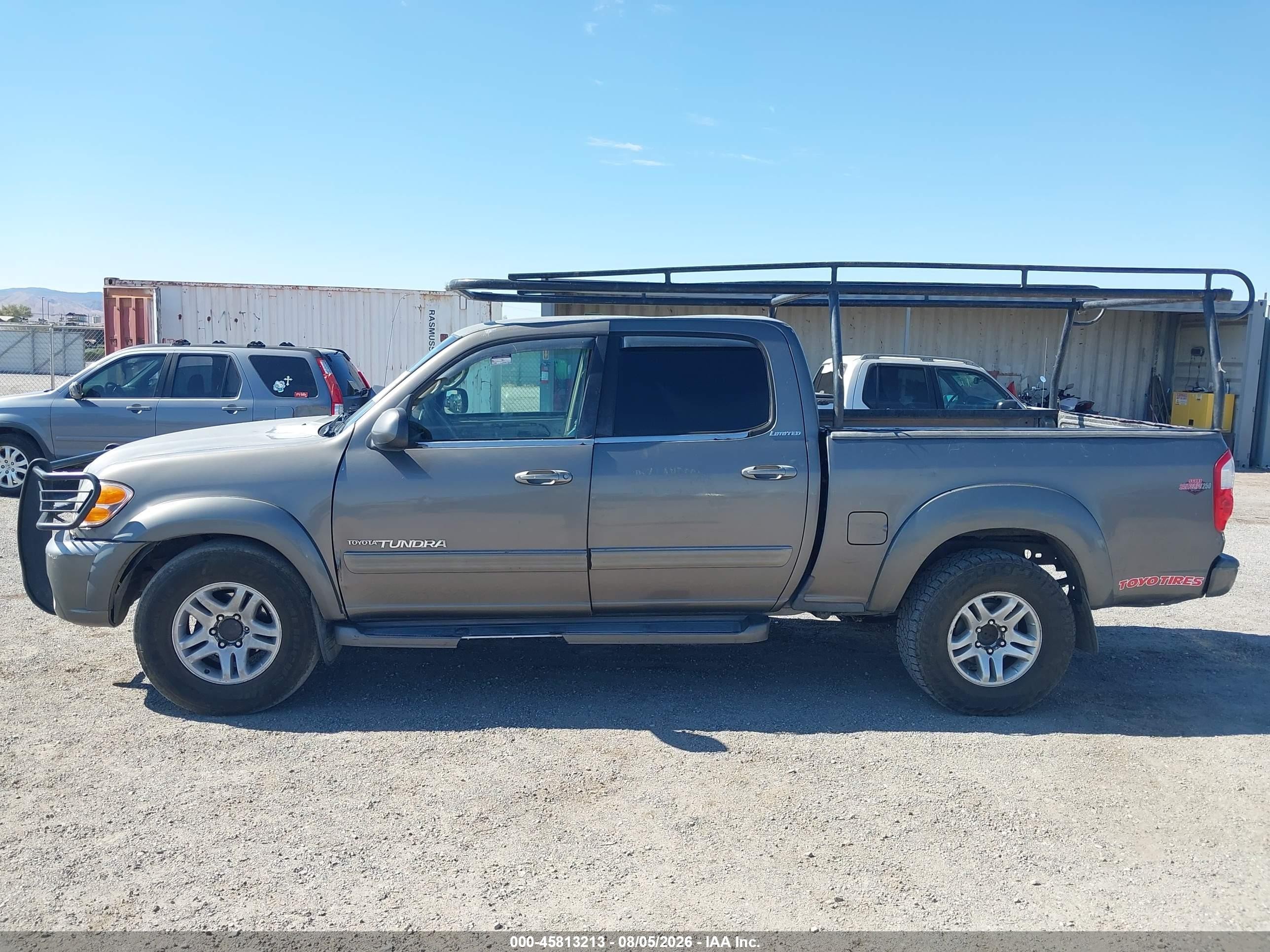 2004 Toyota Tundra Limited V8 Gray vin: 5TBDT48134S449407
