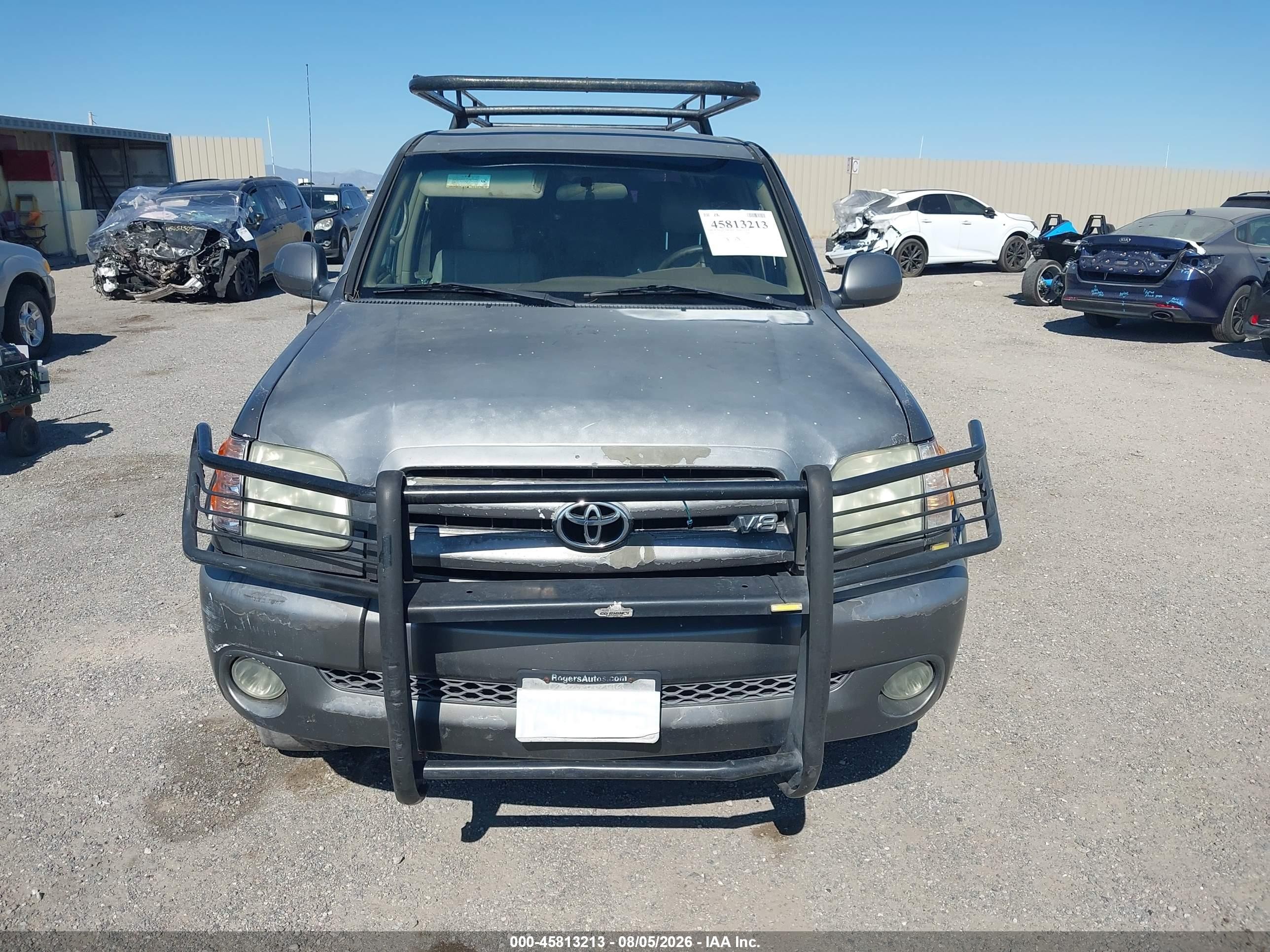 2004 Toyota Tundra Limited V8 Gray vin: 5TBDT48134S449407