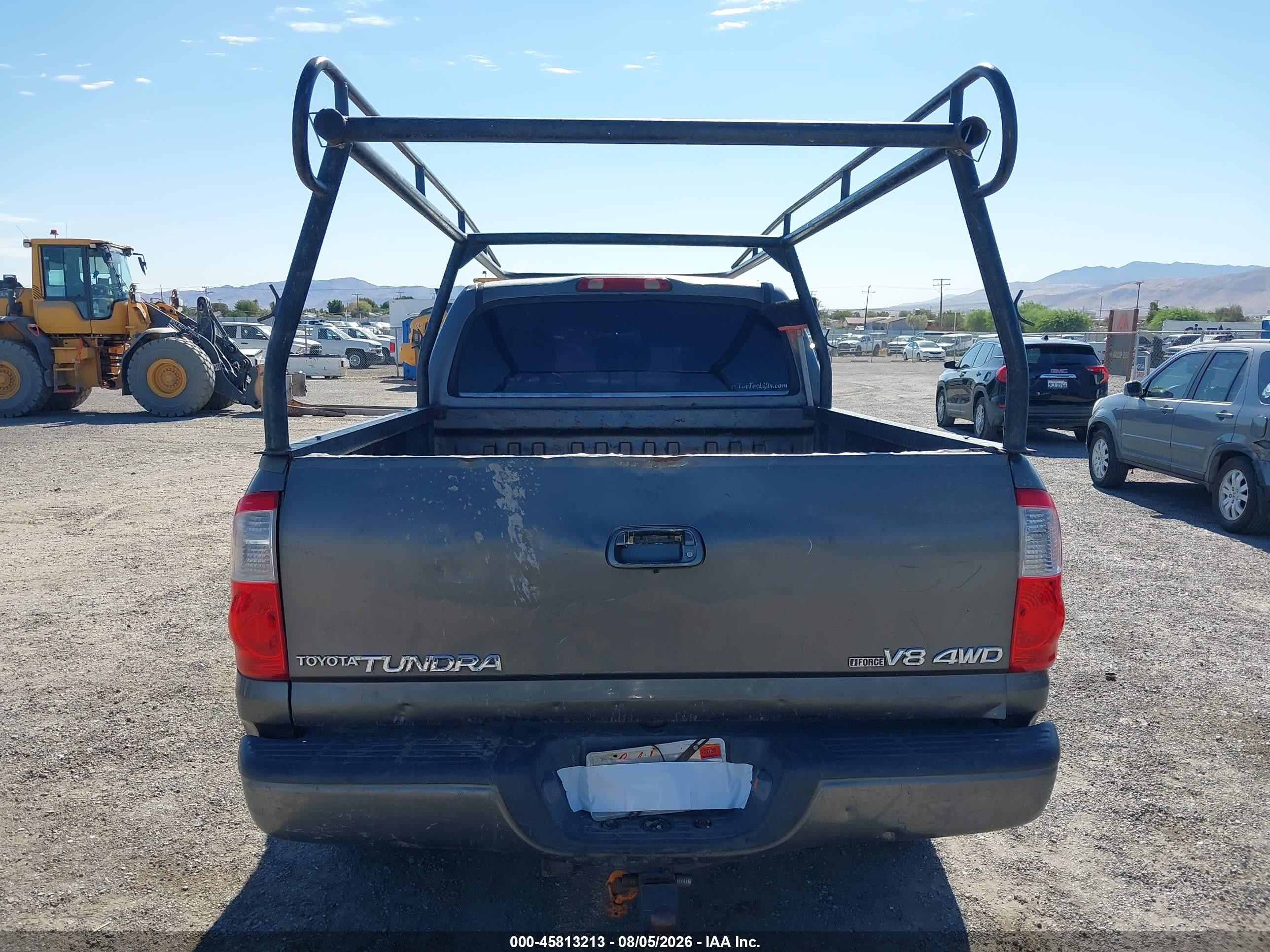 2004 Toyota Tundra Limited V8 Gray vin: 5TBDT48134S449407