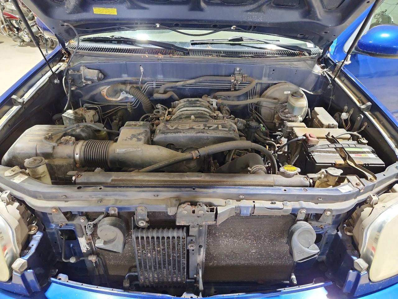 2005 Toyota Tundra Double Cab Limited Blue vin: 5TBDT48135S492114