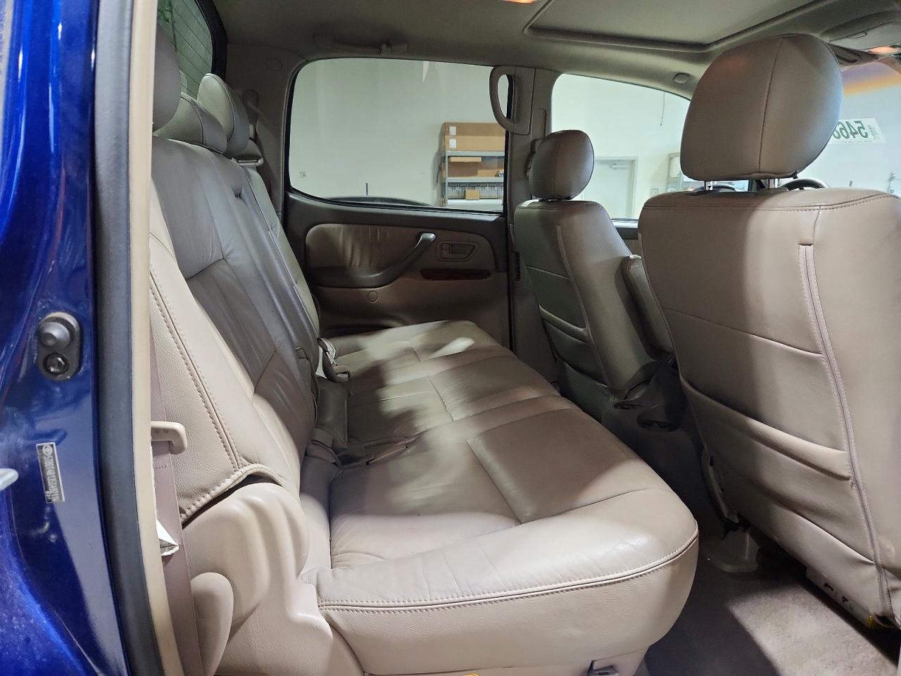 2005 Toyota Tundra Double Cab Limited Blue vin: 5TBDT48135S492114