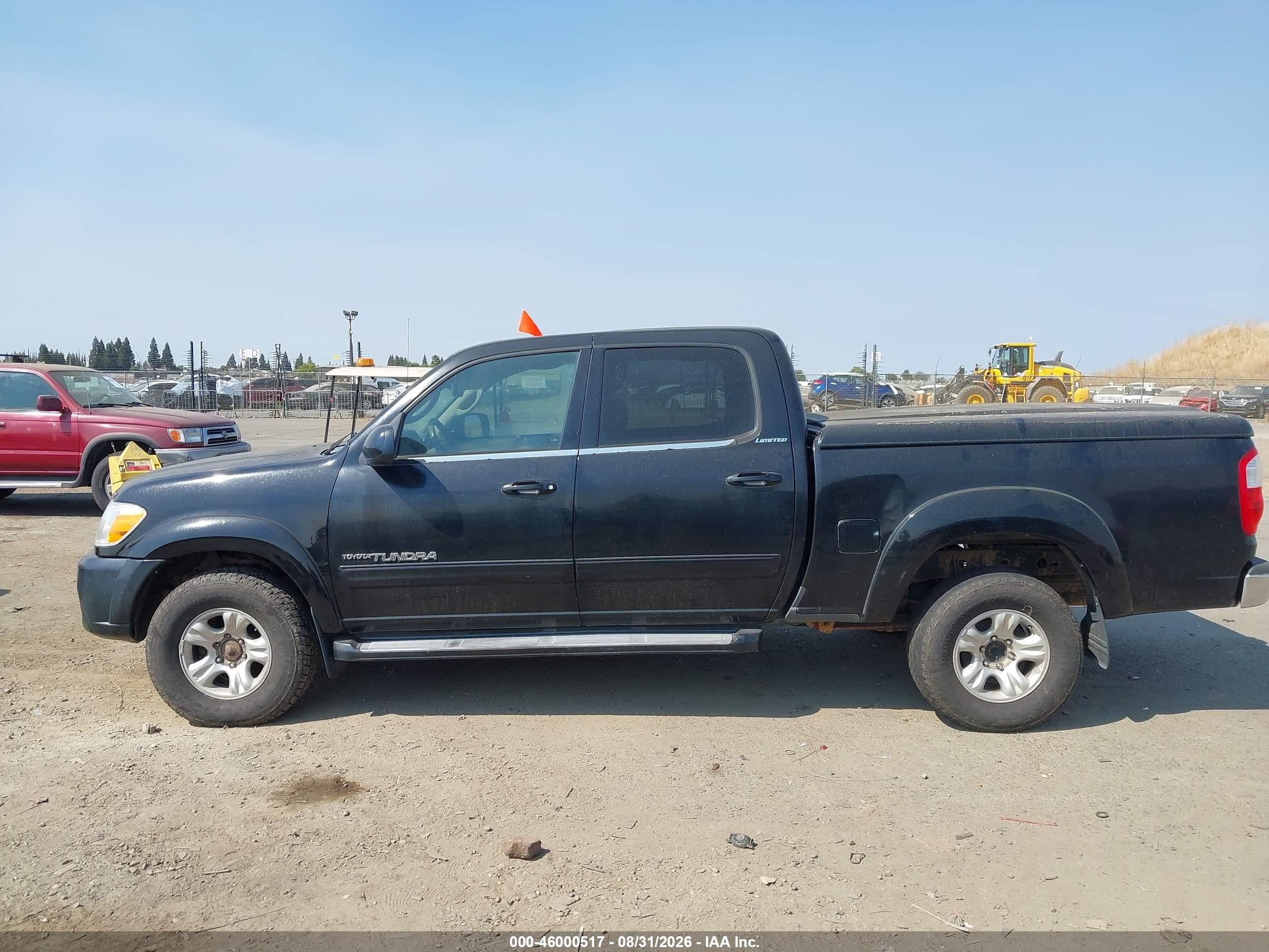 2005 Toyota Tundra Limited V8 Black vin: 5TBDT48135S492808