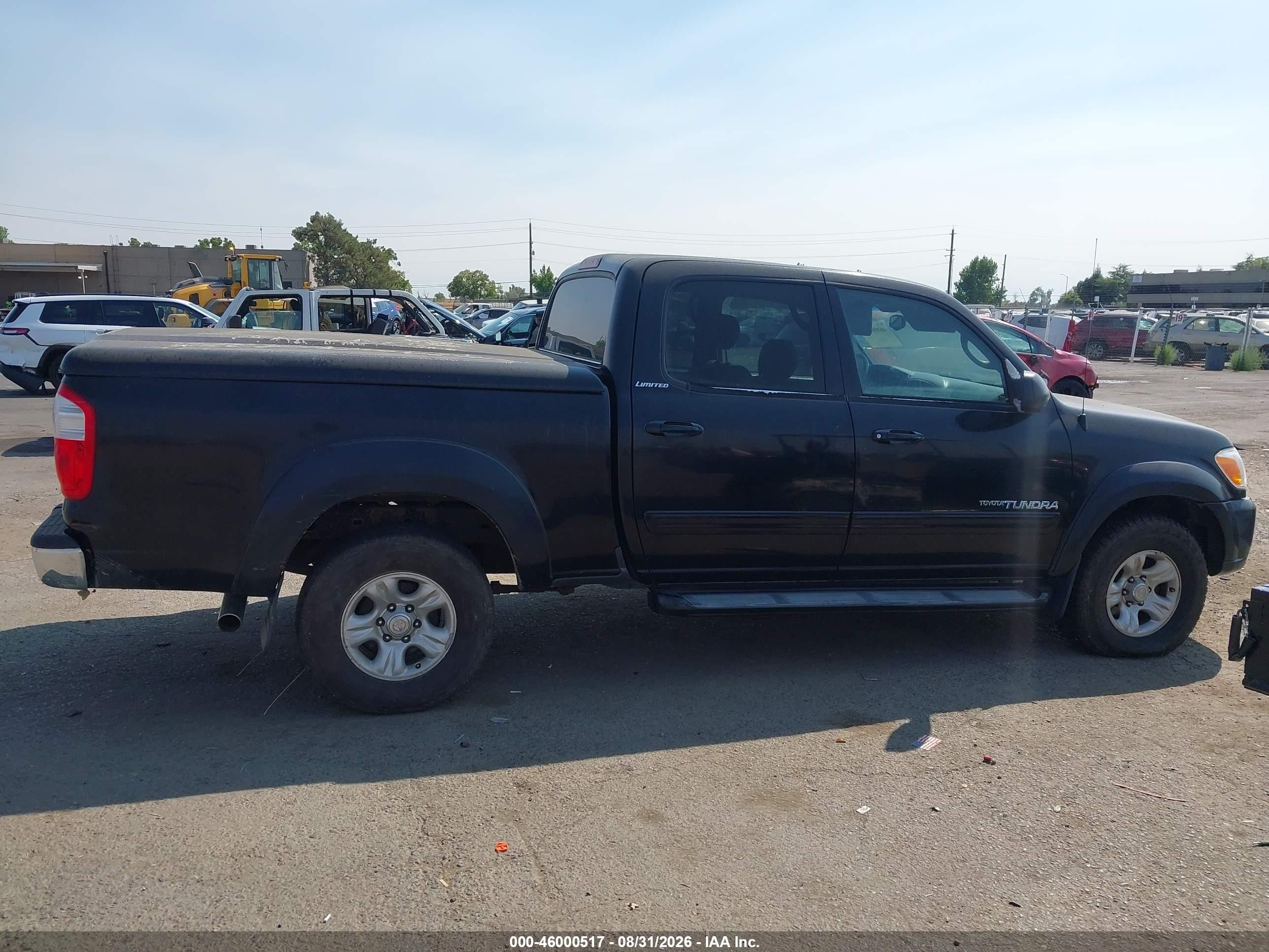 2005 Toyota Tundra Limited V8 Black vin: 5TBDT48135S492808