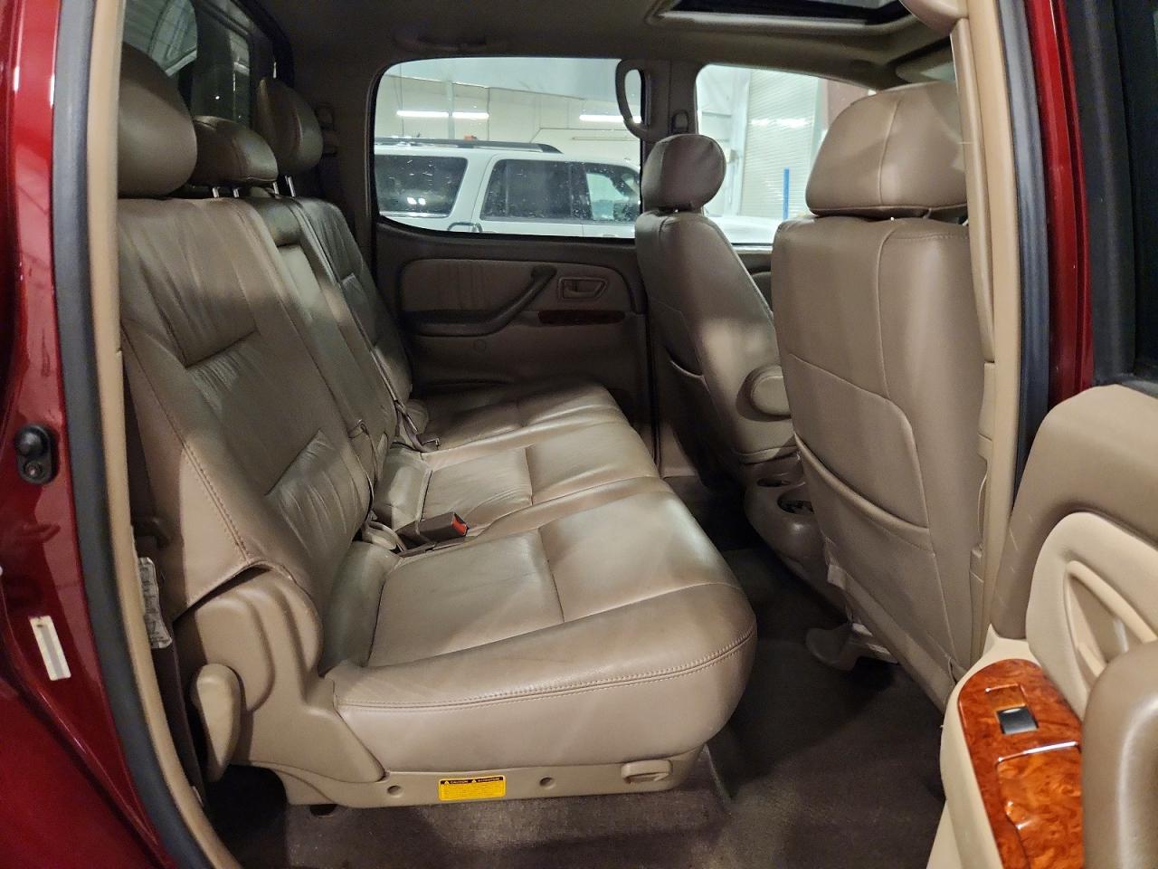 2004 Toyota Tundra Limited Maroon vin: 5TBDT48144S433877