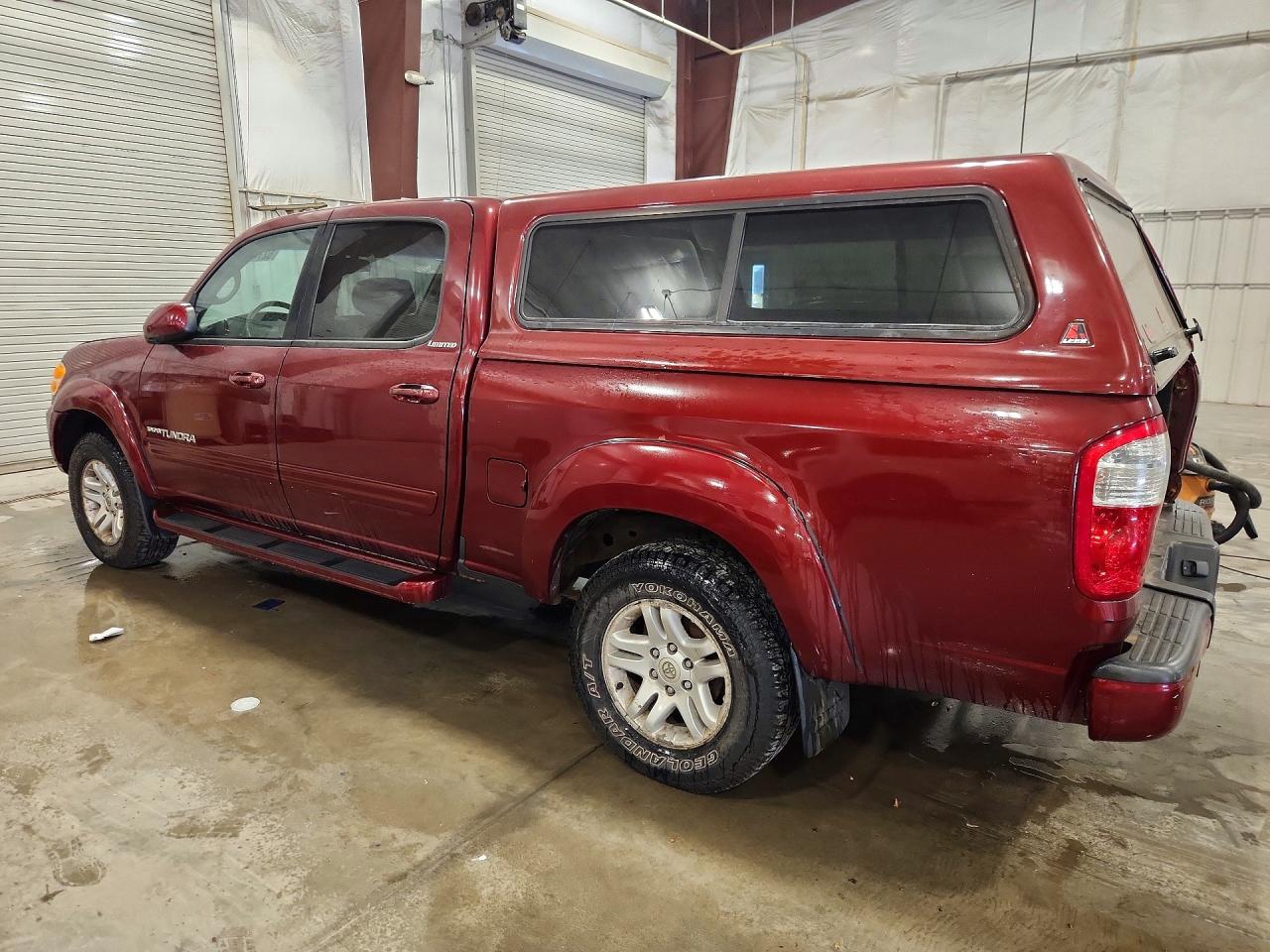 2004 Toyota Tundra Limited Maroon vin: 5TBDT48144S433877