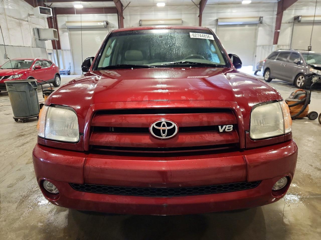 2004 Toyota Tundra Limited Maroon vin: 5TBDT48144S433877