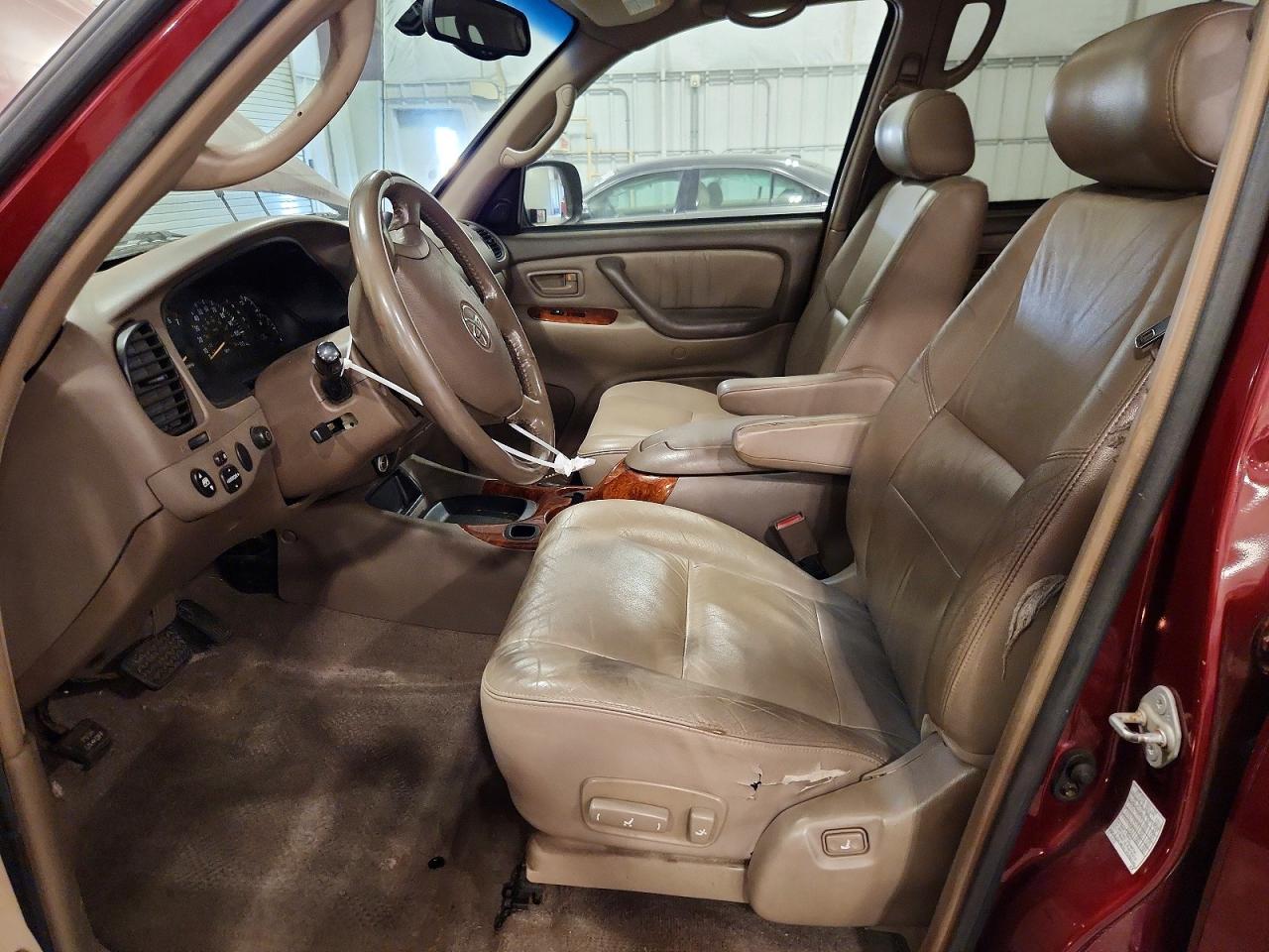 2004 Toyota Tundra Limited Maroon vin: 5TBDT48144S433877