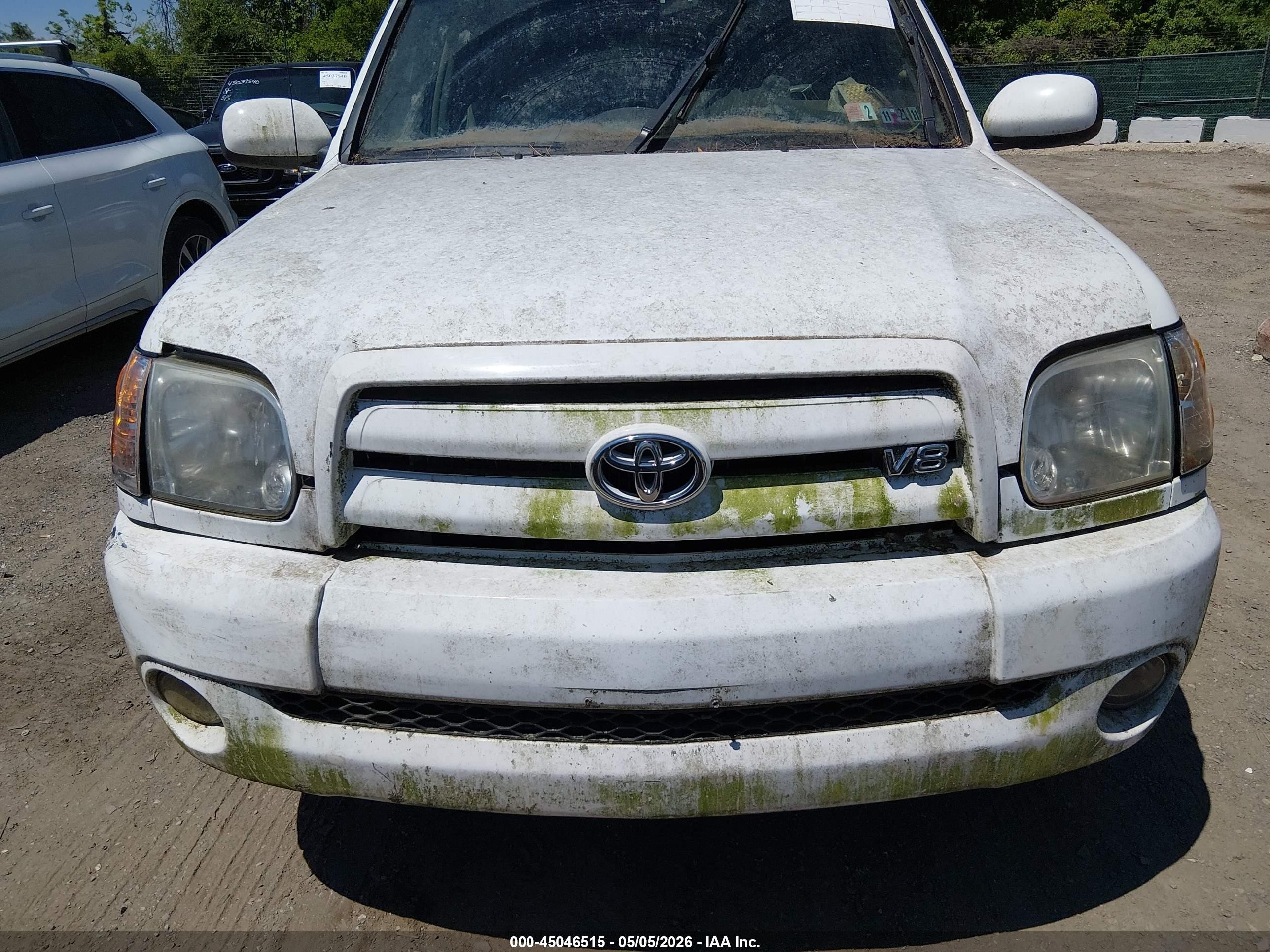 2005 Toyota Tundra Limited V8 White vin: 5TBDT48145S475788