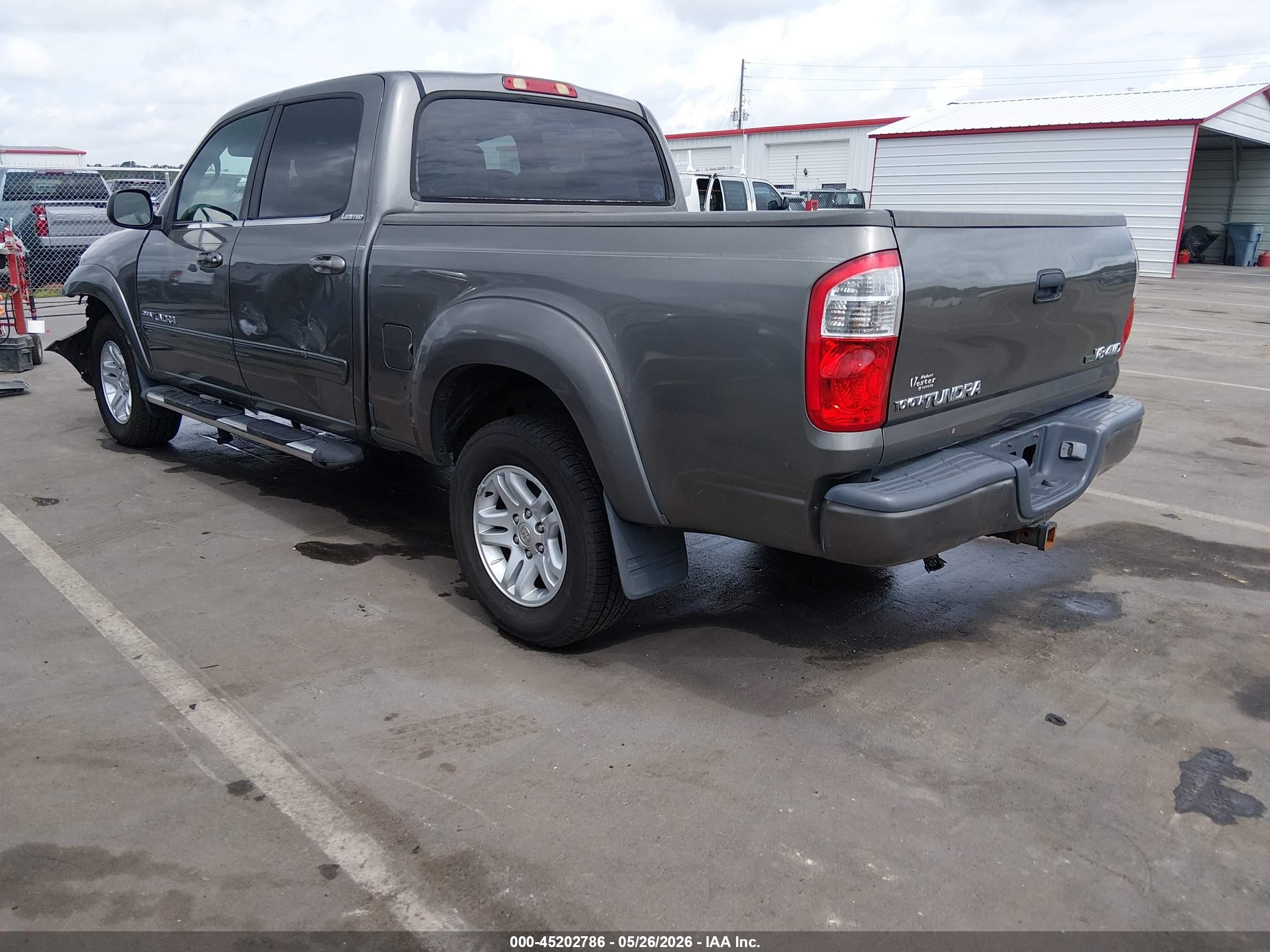 2004 Toyota Tundra Limited V8 Gray vin: 5TBDT48154S463955