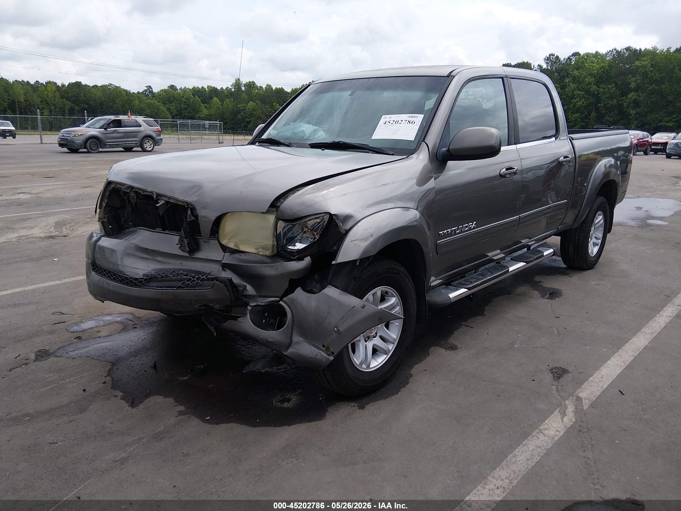2004 Toyota Tundra Limited V8 Gray vin: 5TBDT48154S463955